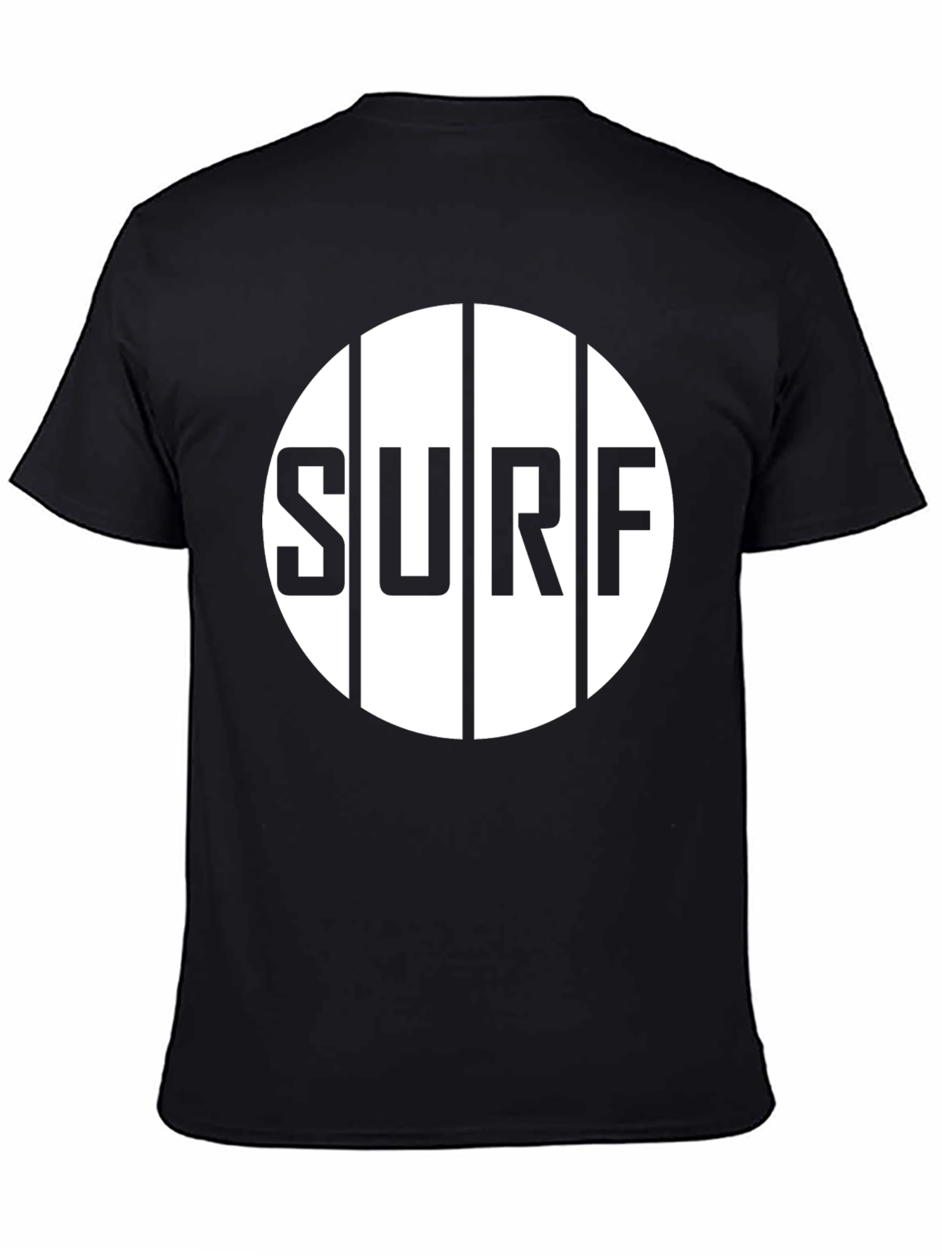 Surf Graphic Tee - Black Casual Shirt