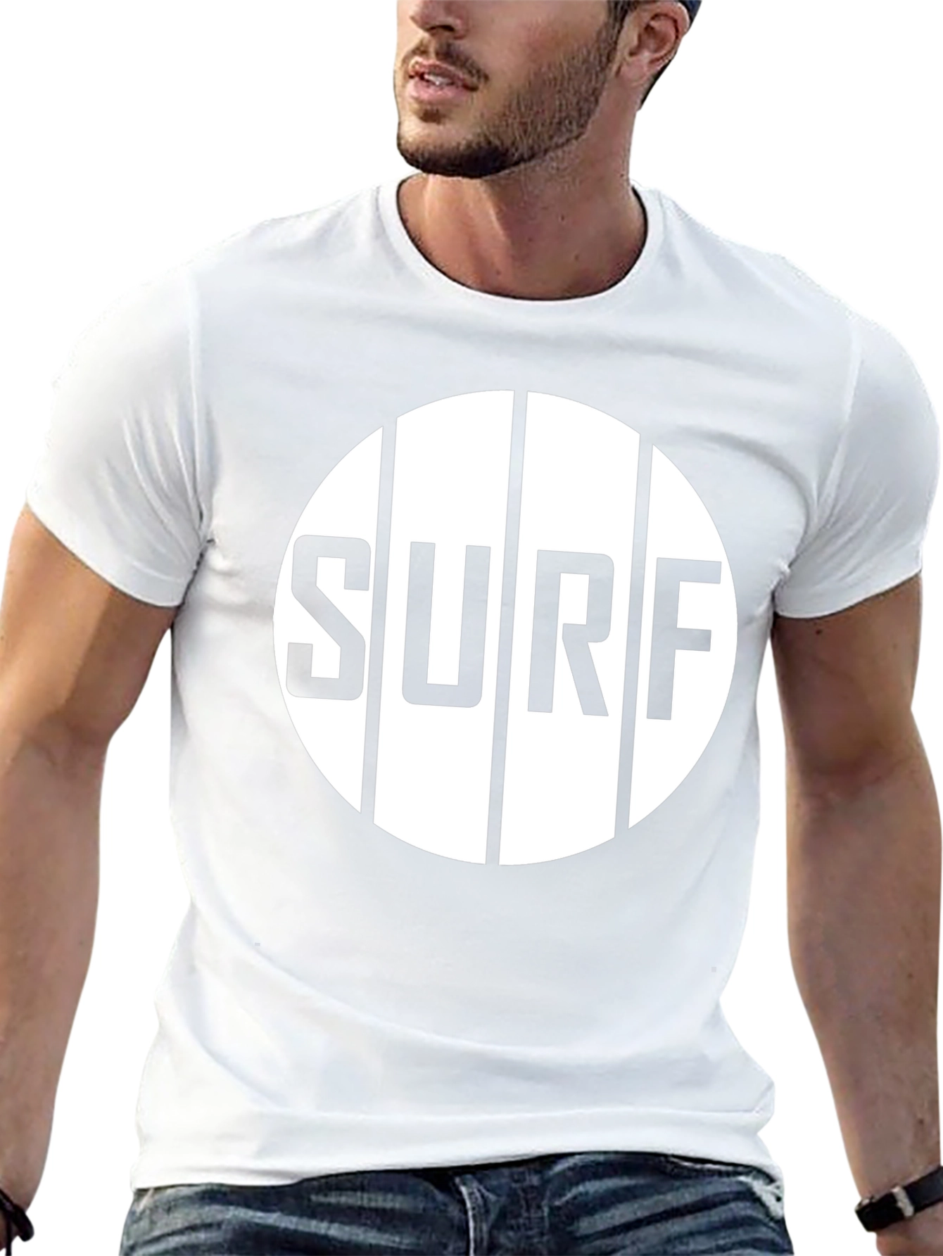 Surf Graphic Tee - Black Casual Shirt