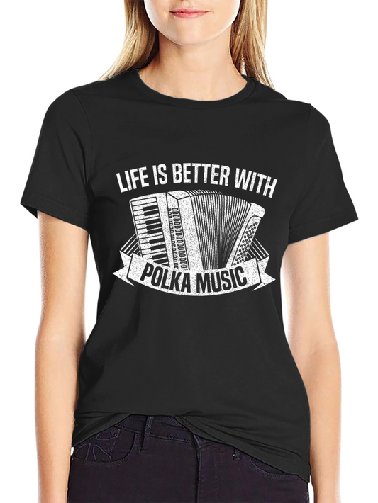 Polka Music T-Shirt - Accordion Tee