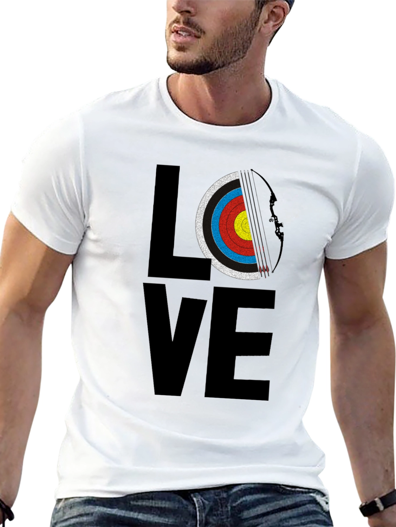 Archery Love T-Shirt - Archers Target Graphic Tee