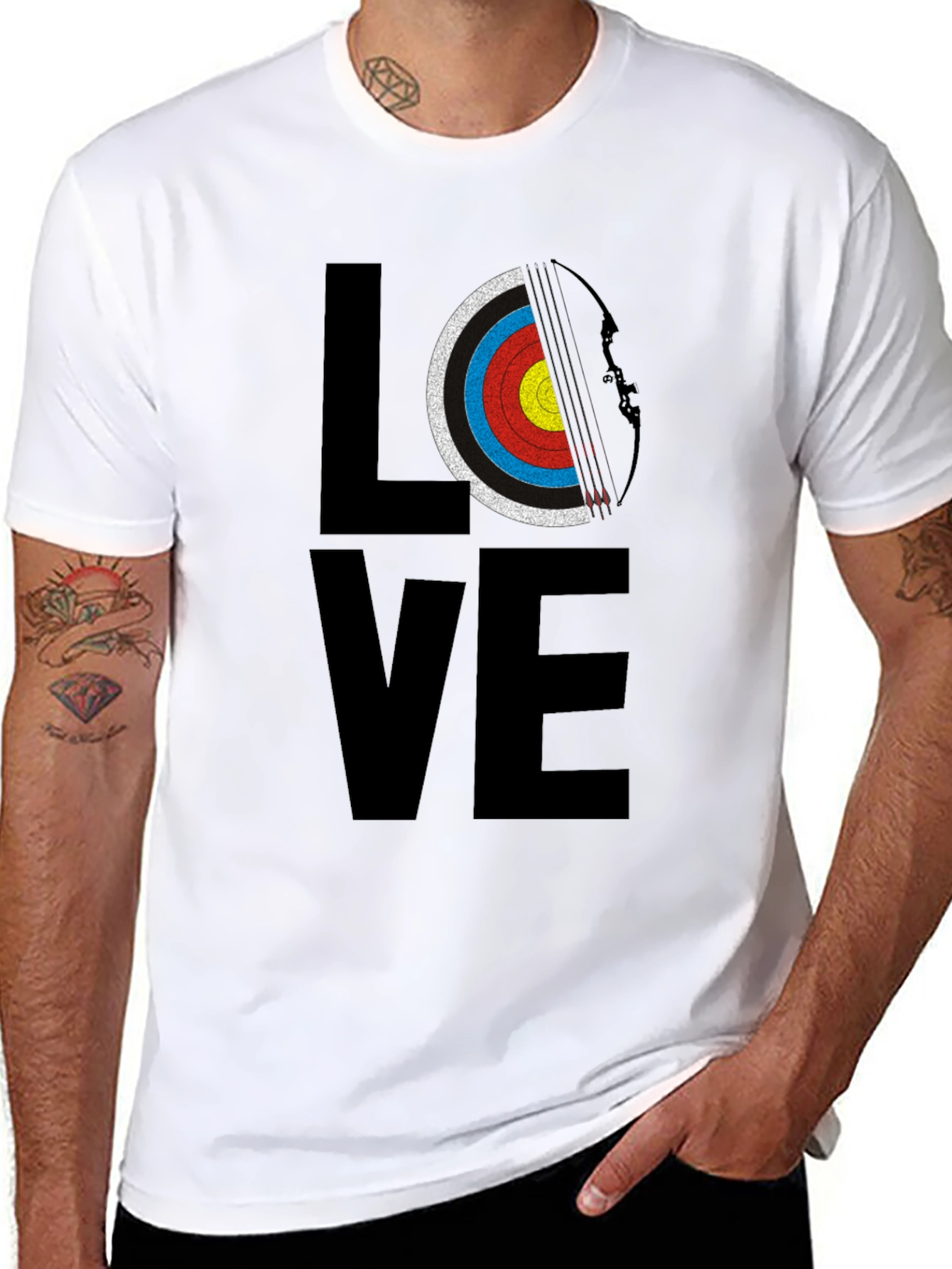 Archery Love T-Shirt - Archers Target Graphic Tee