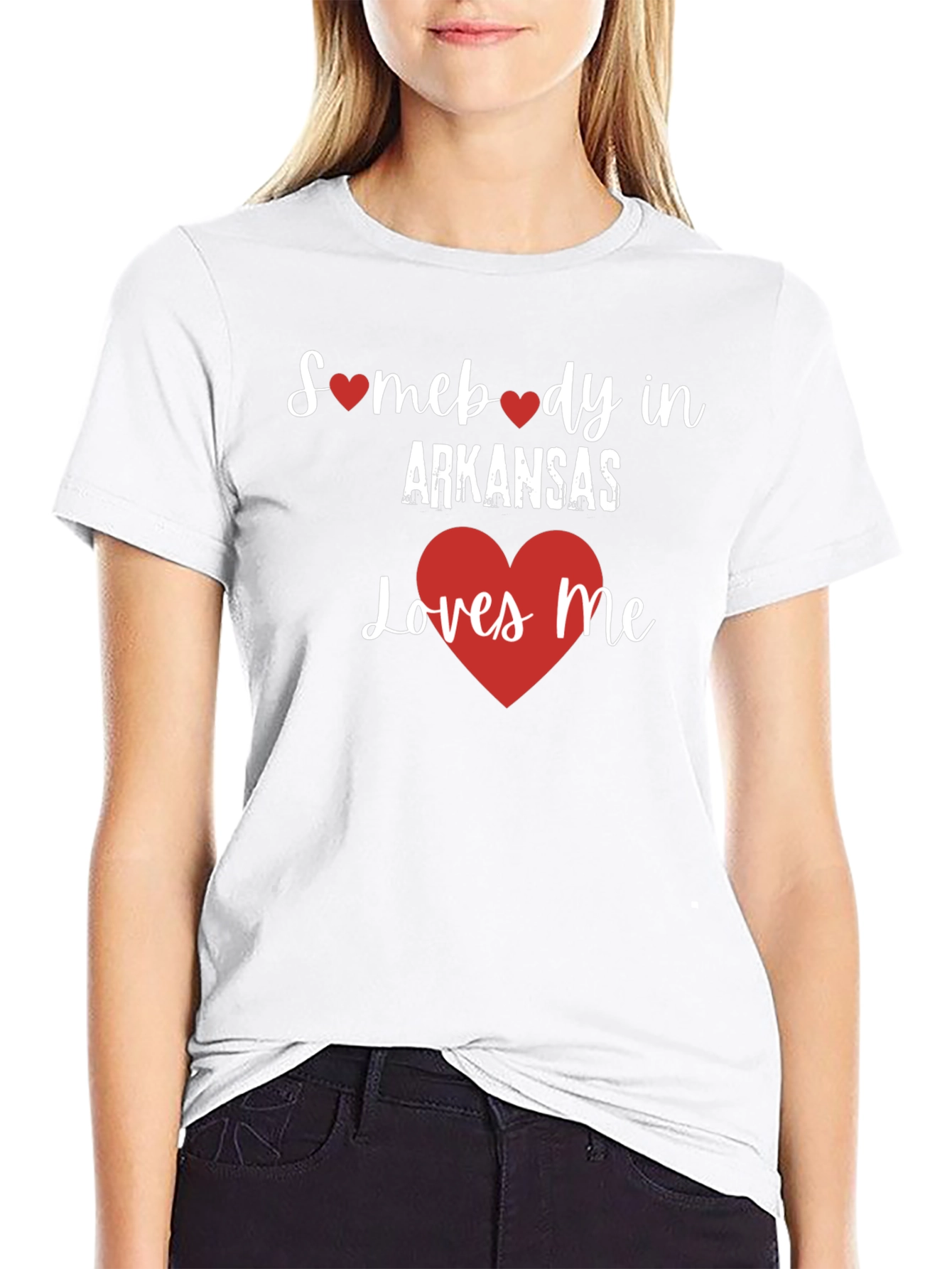 Somebody in Arkansas Loves Me T-Shirt