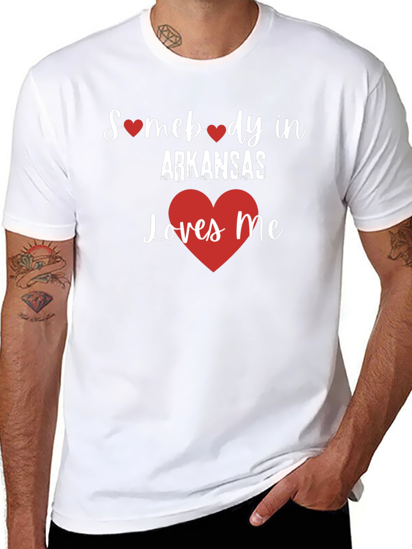 Somebody in Arkansas Loves Me T-Shirt