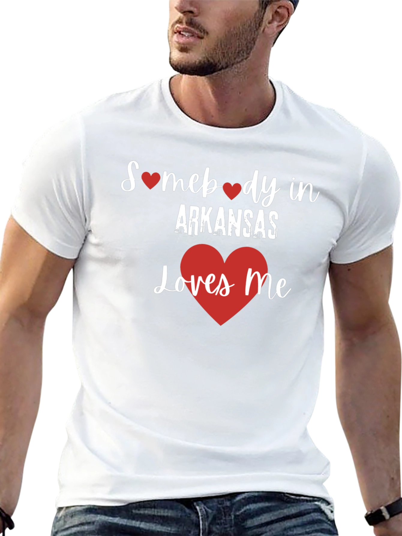 Somebody in Arkansas Loves Me T-Shirt
