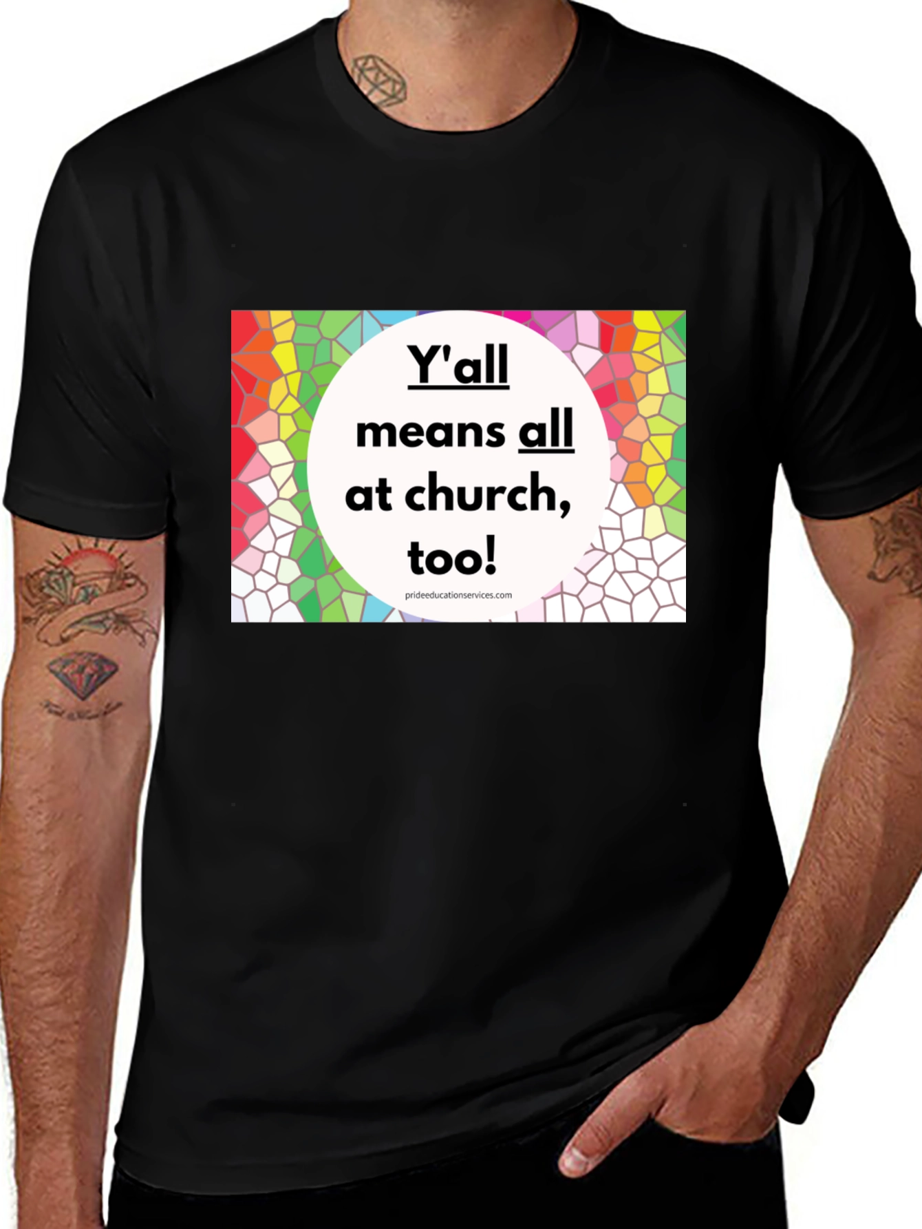 Inclusive Church T-Shirt - Yall Means All