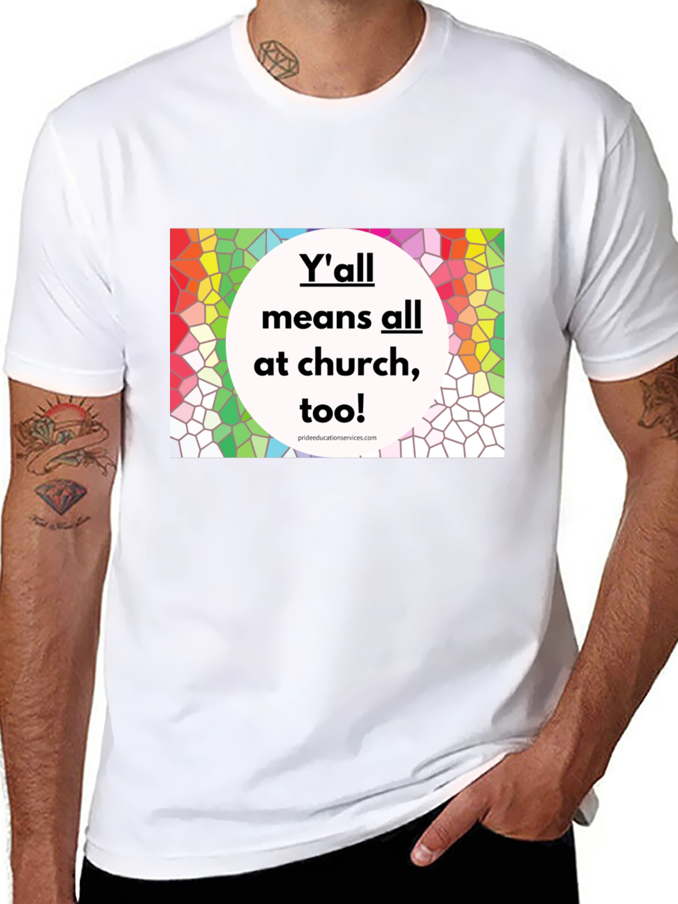 Inclusive Church T-Shirt - Yall Means All