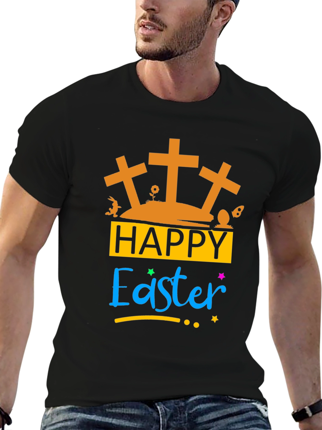Happy Easter Graphic T-Shirt