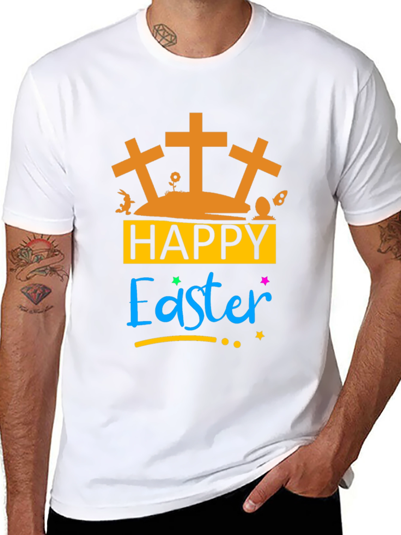 Happy Easter Graphic T-Shirt