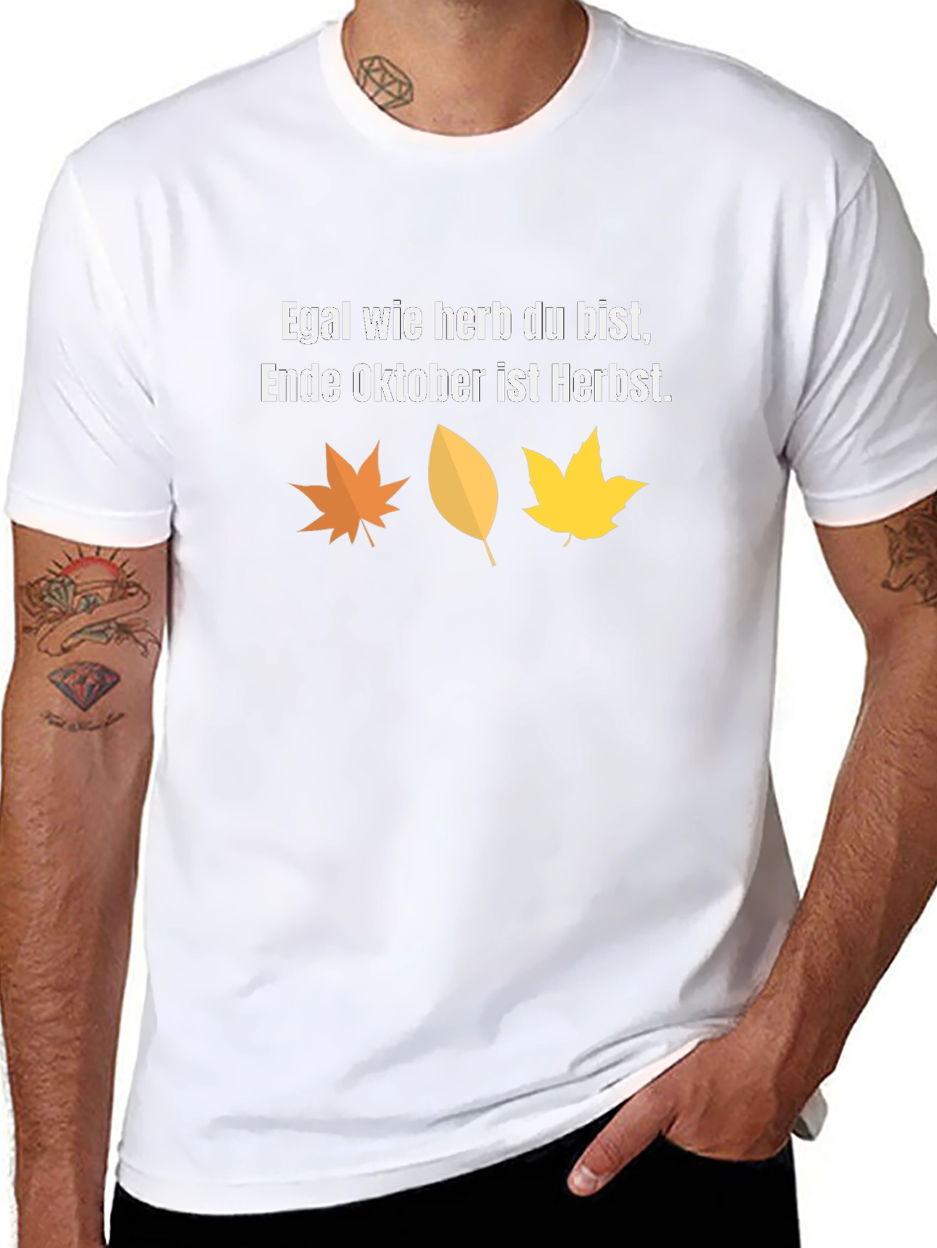 Fall Humor T-Shirt: Egal wie herb du bist