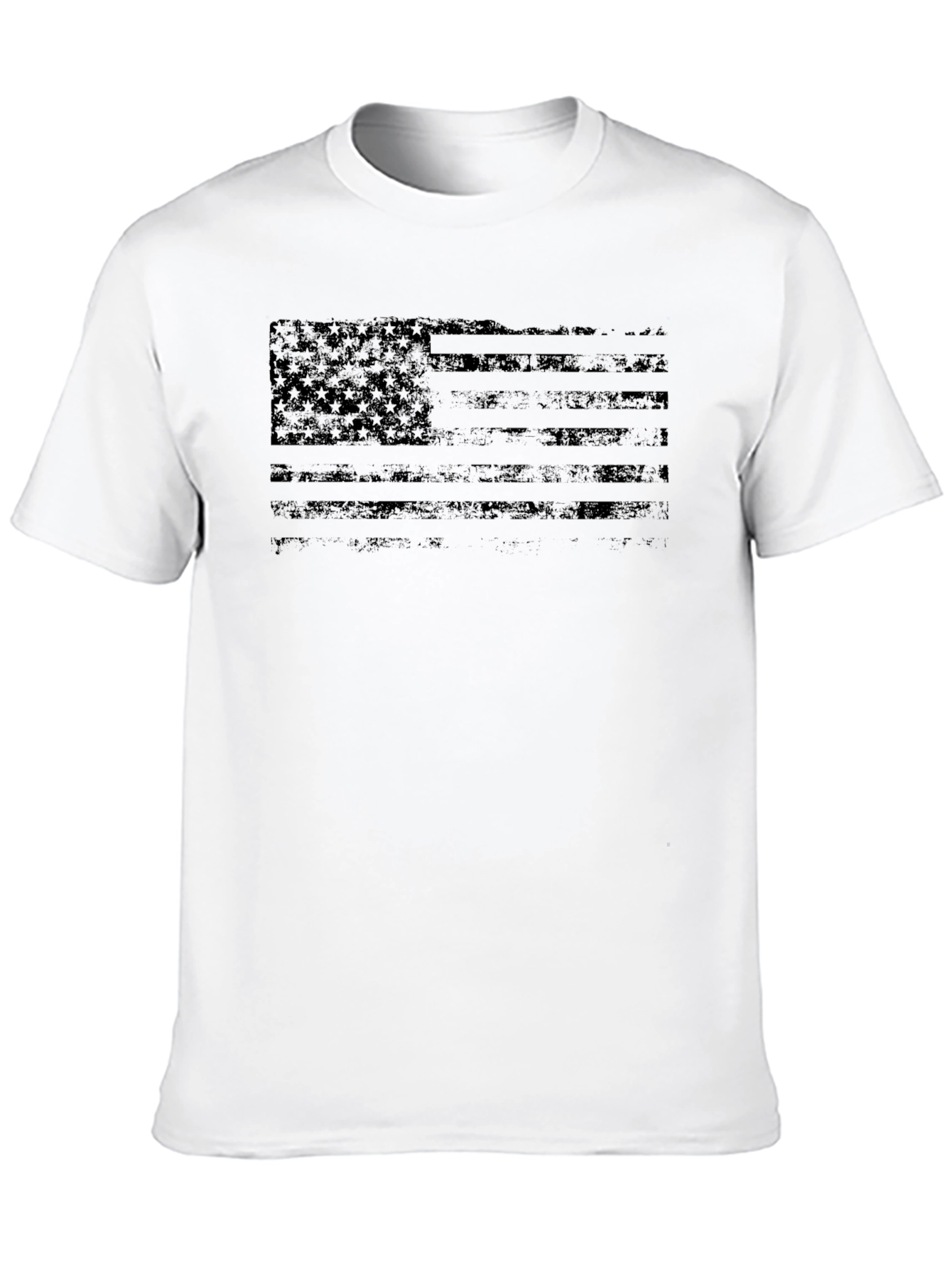 Distressed American Flag T-Shirt - Patriotic Tee