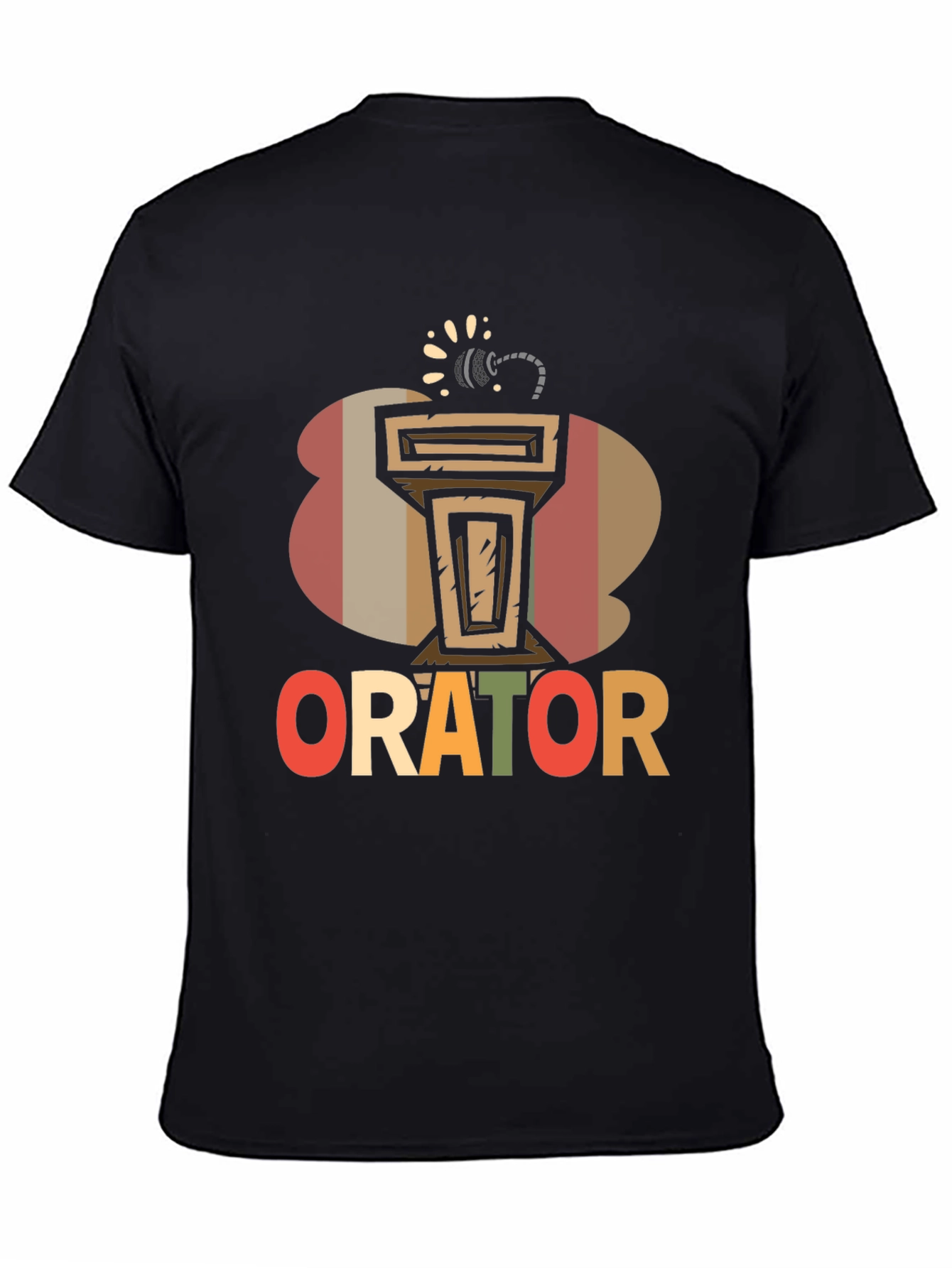 Orator Retro Style Graphic T-Shirt