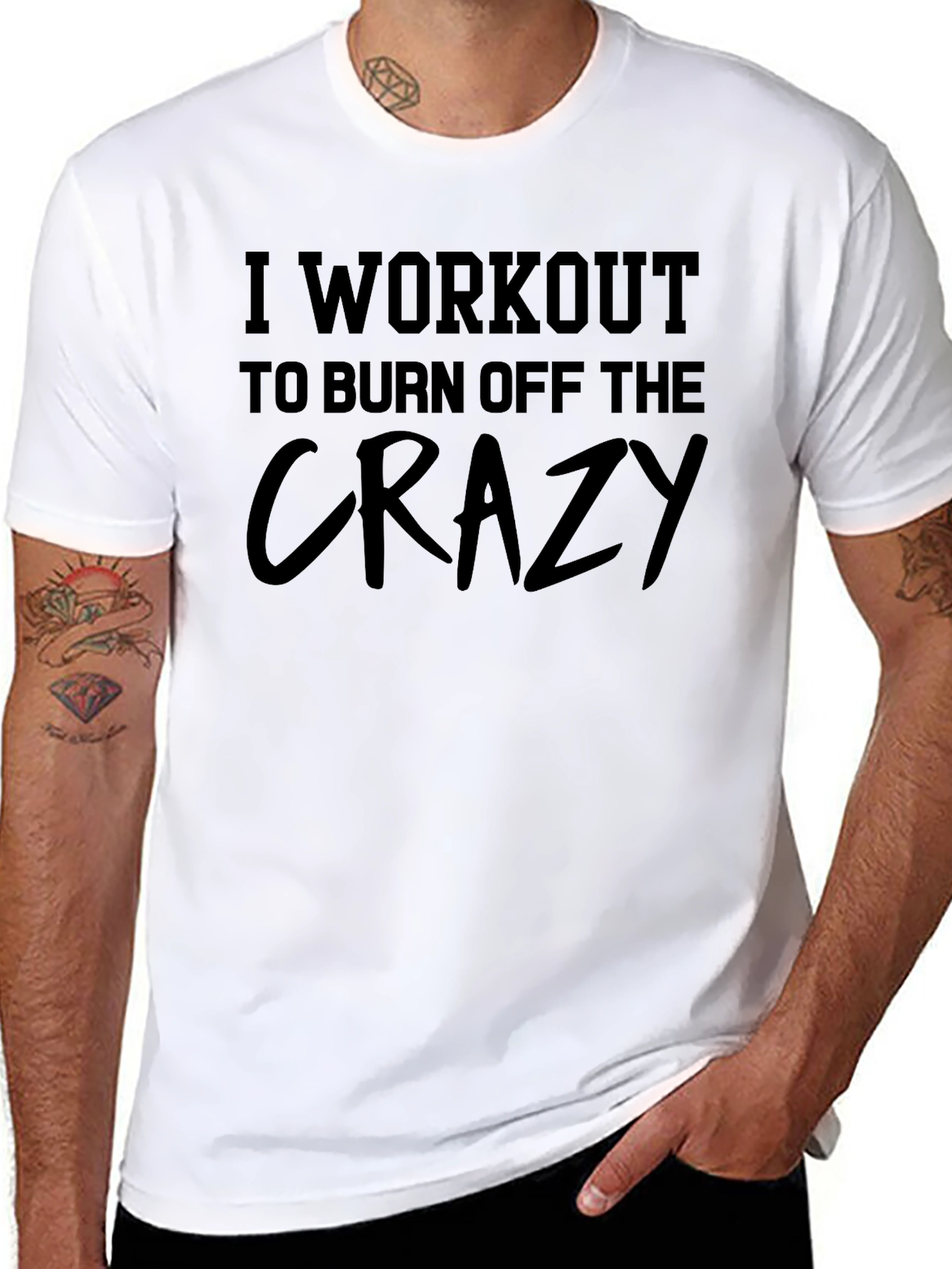 Workout to Burn Off the Crazy Graphic T-Shirt