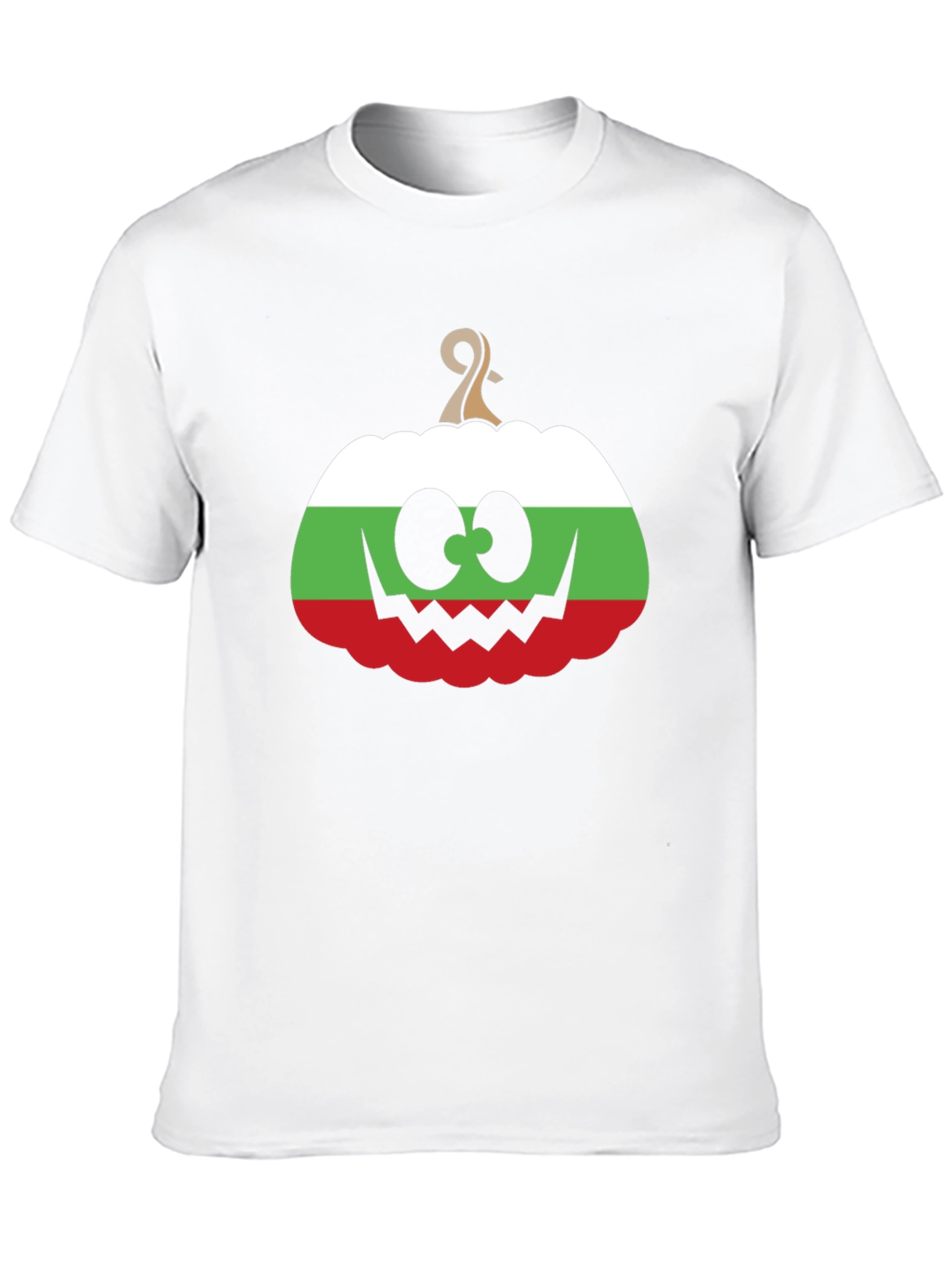 Bulgaria Flag Pumpkin Halloween T-Shirt