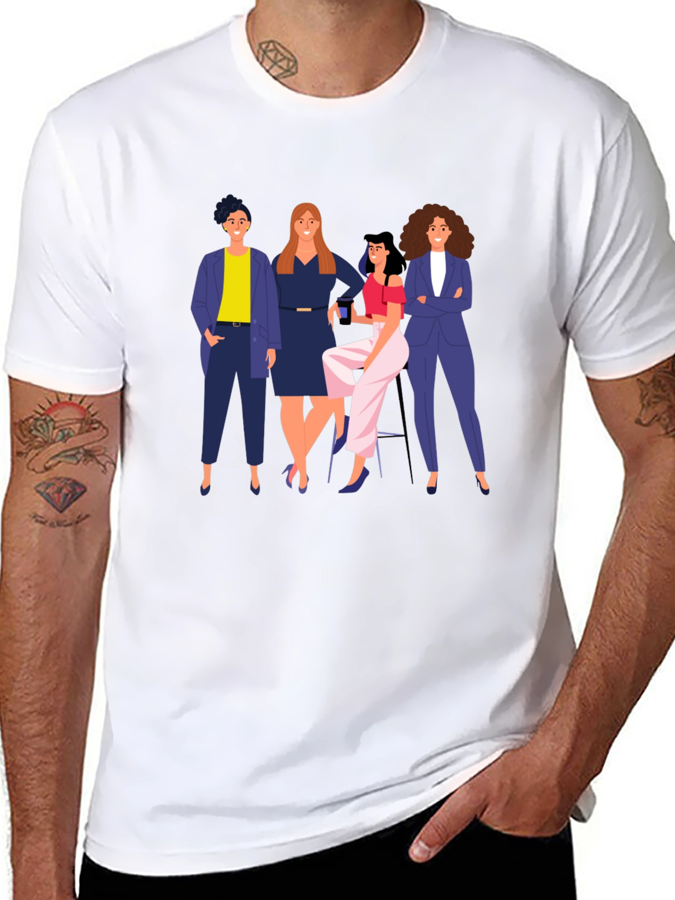 Stylish Women Empowerment Graphic T-Shirt