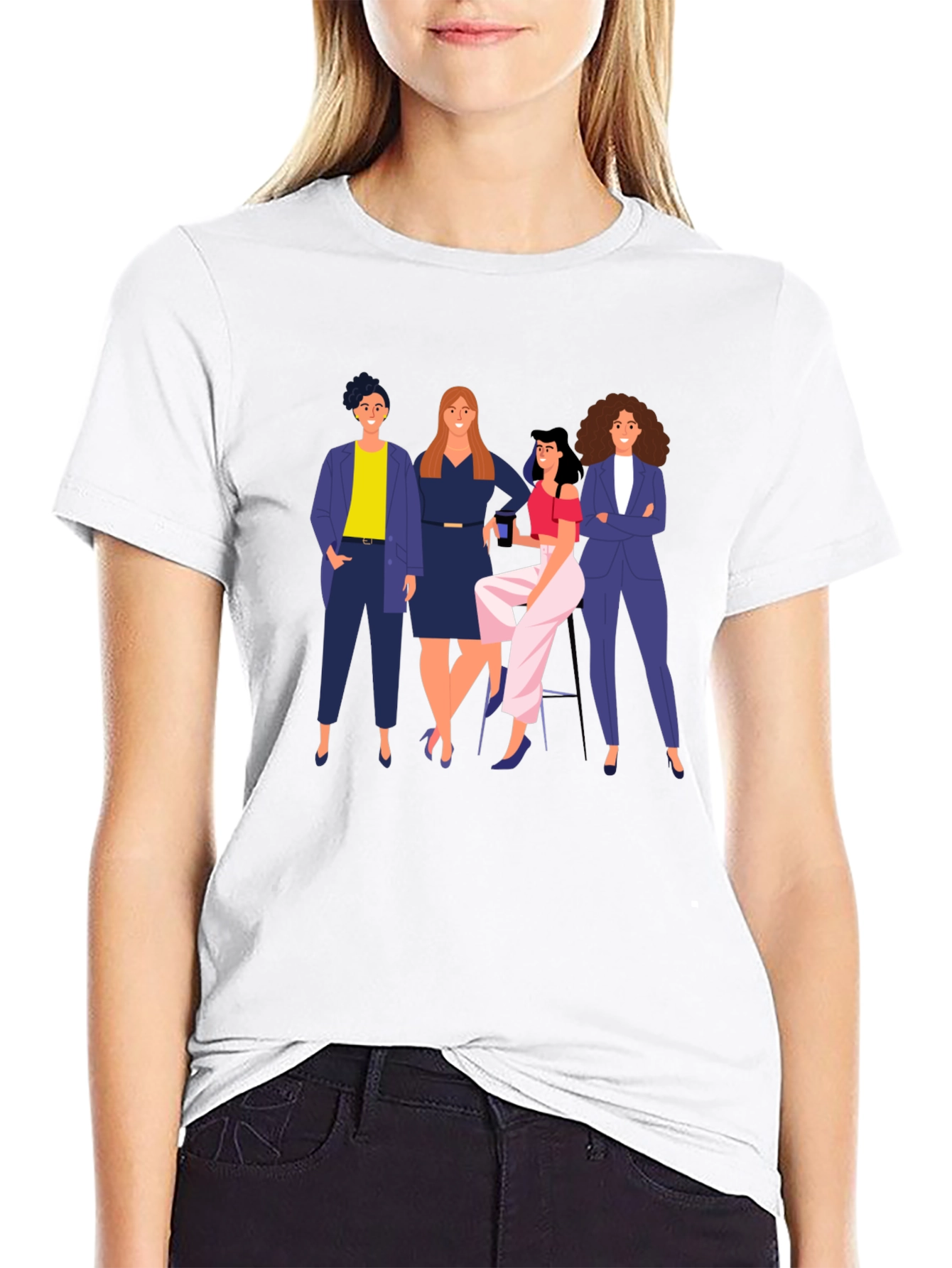 Stylish Women Empowerment Graphic T-Shirt
