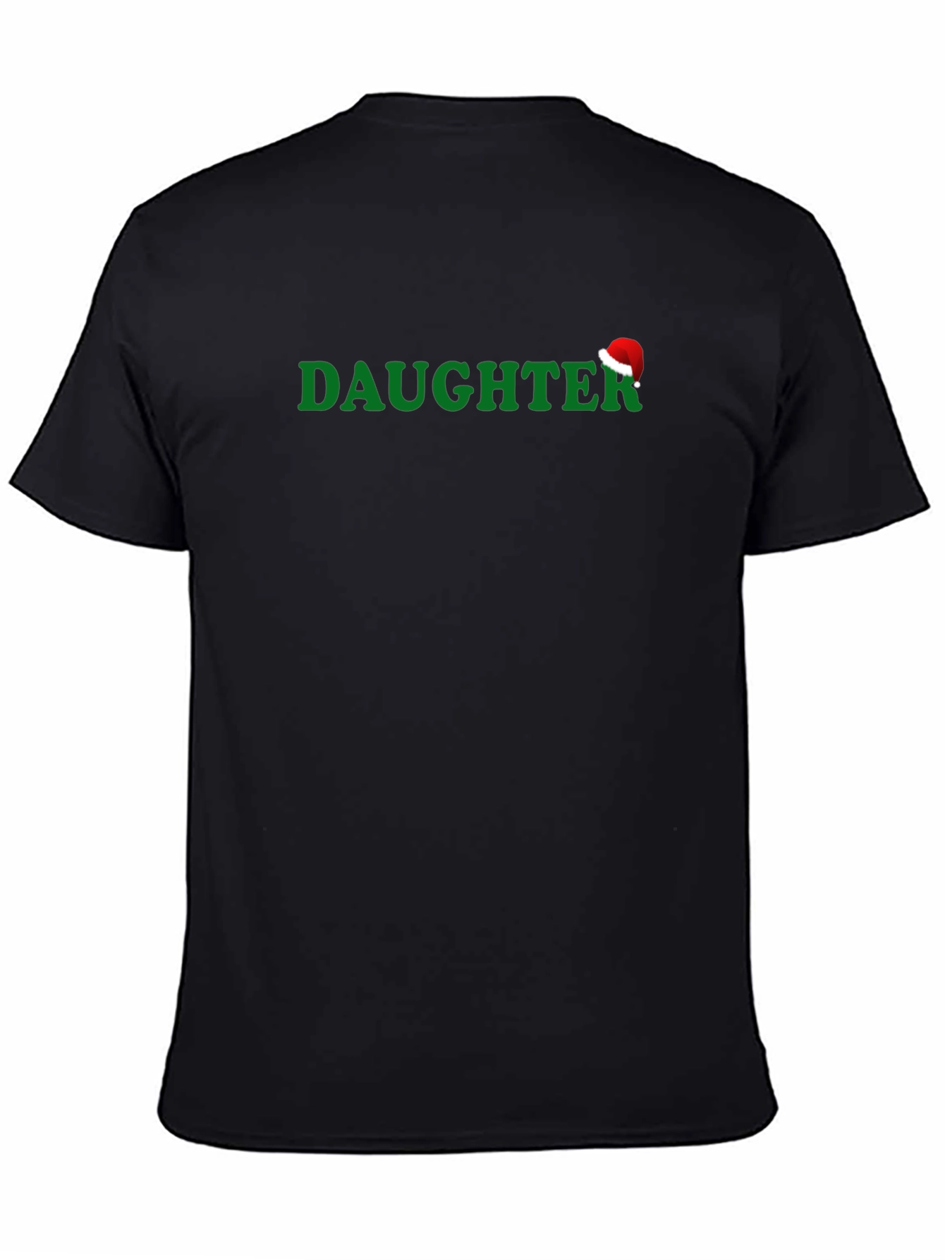 Daughter Santa Hat T-Shirt - Christmas Holiday Tee