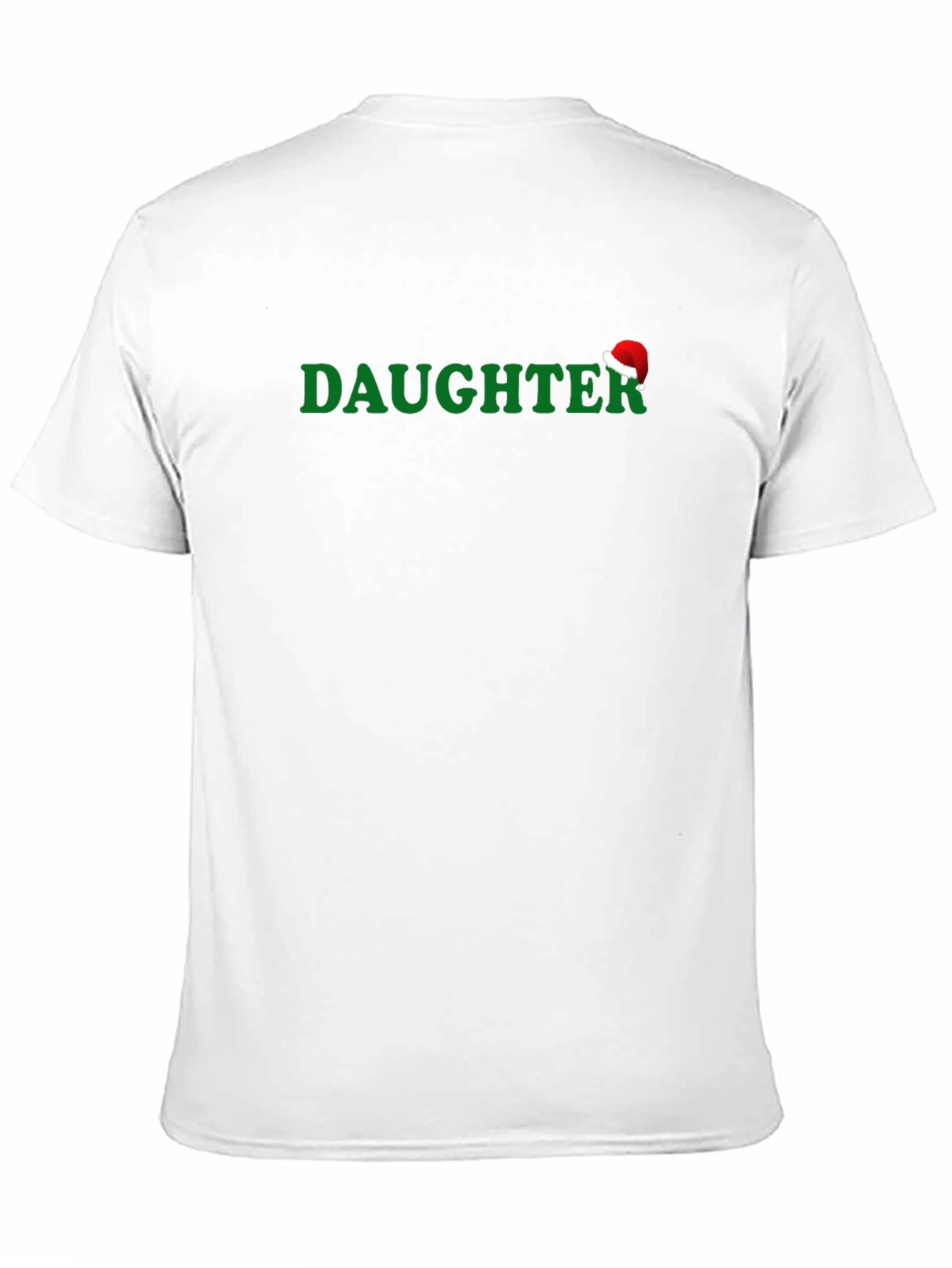 Daughter Santa Hat T-Shirt - Christmas Holiday Tee