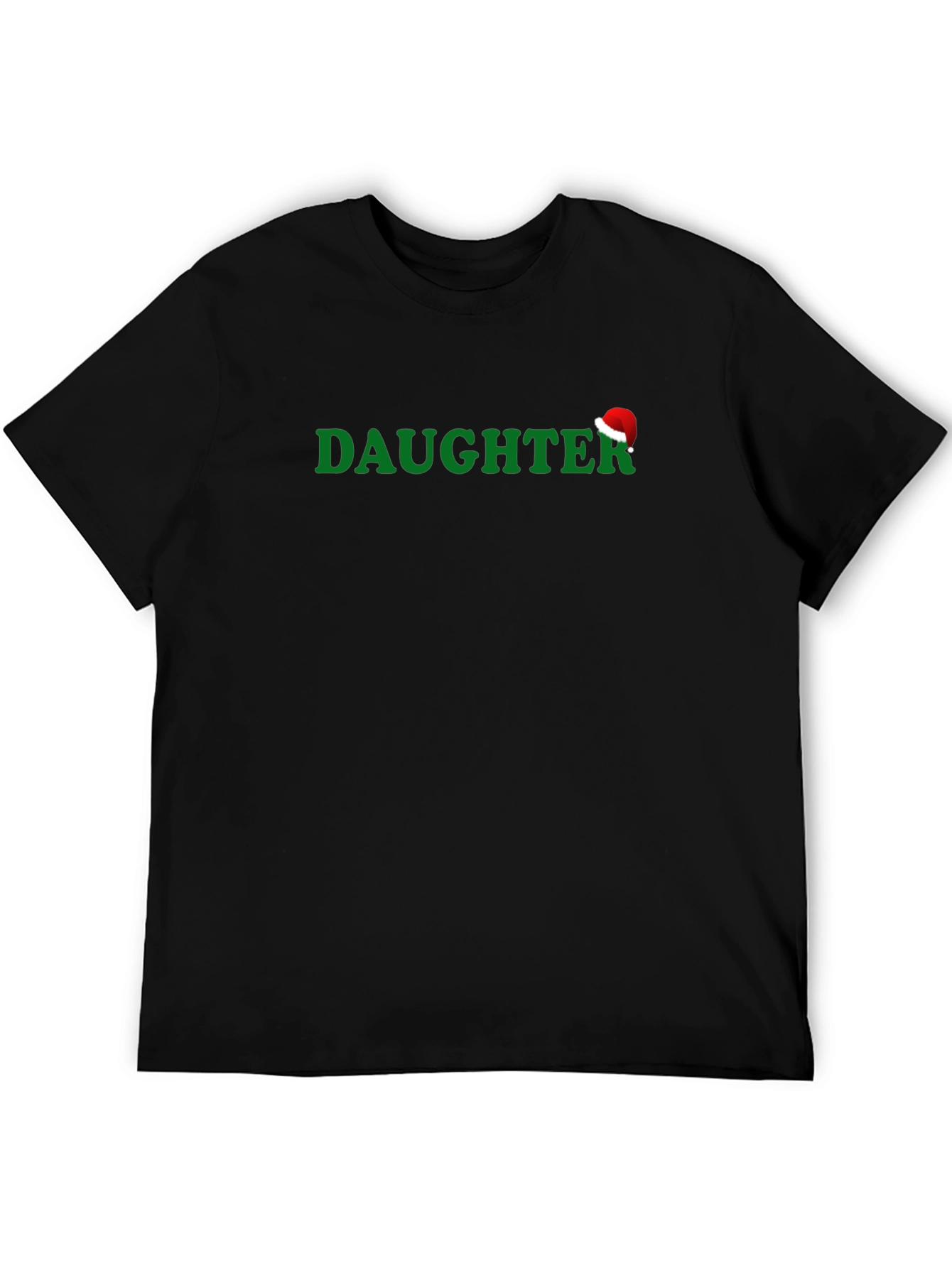Daughter Santa Hat T-Shirt - Christmas Holiday Tee