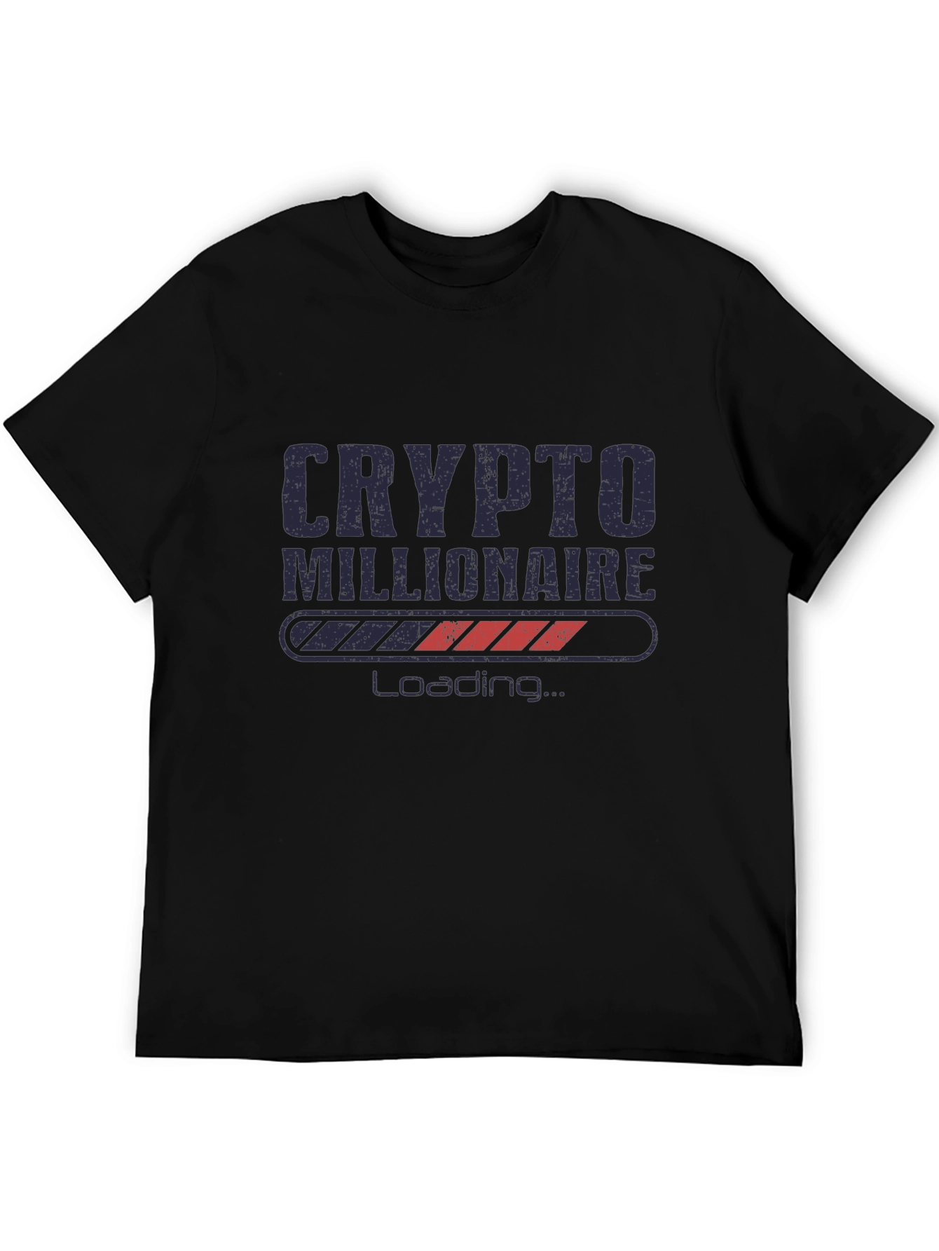Crypto Millionaire Loading Graphic Tee - Black