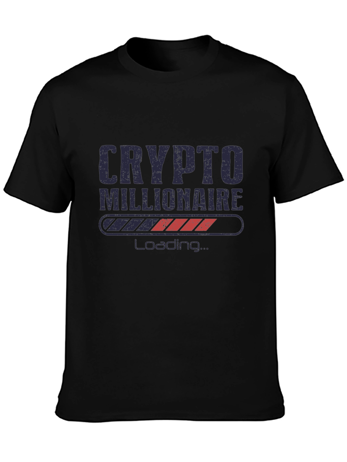 Crypto Millionaire Loading Graphic Tee - Black