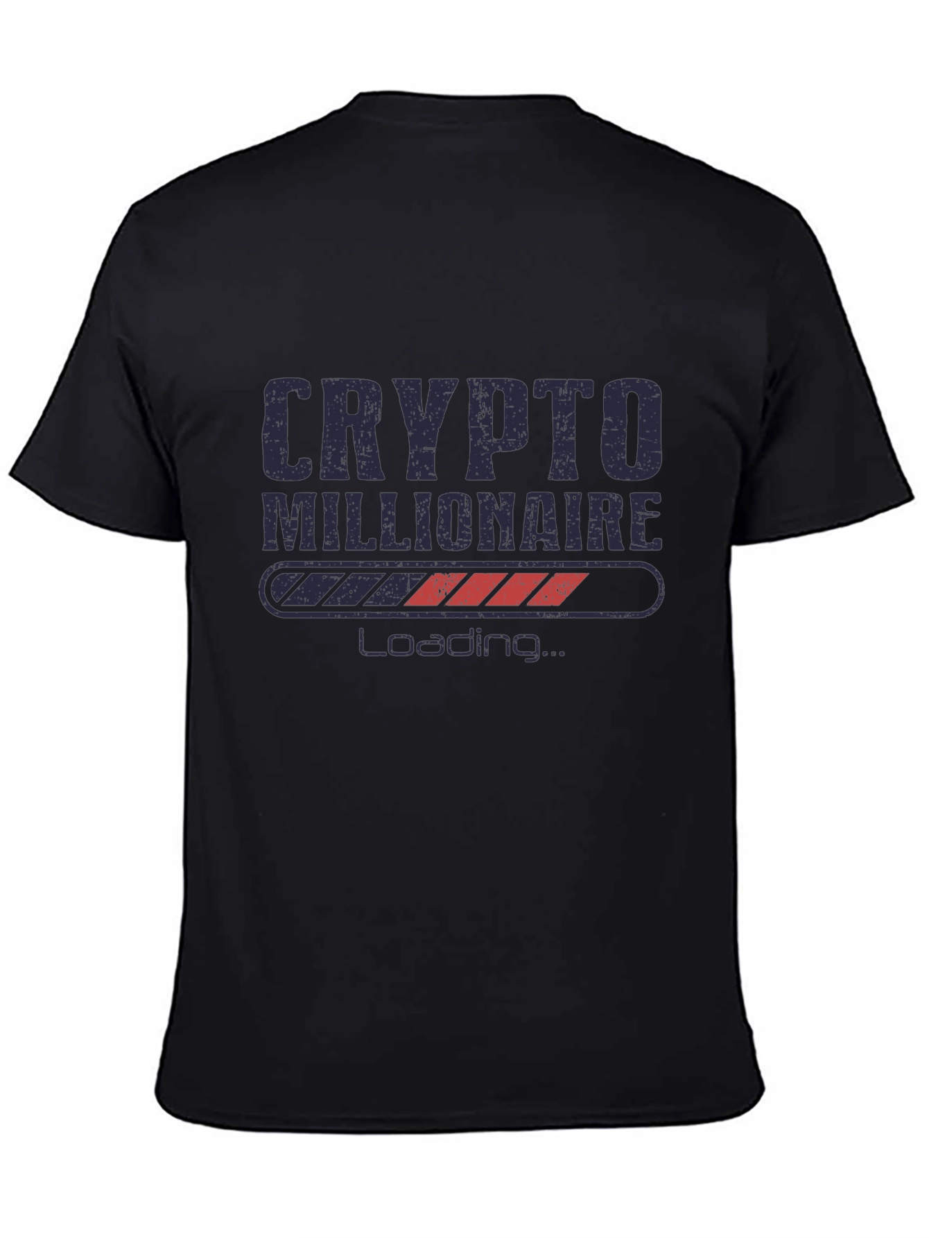 Crypto Millionaire Loading Graphic Tee - Black