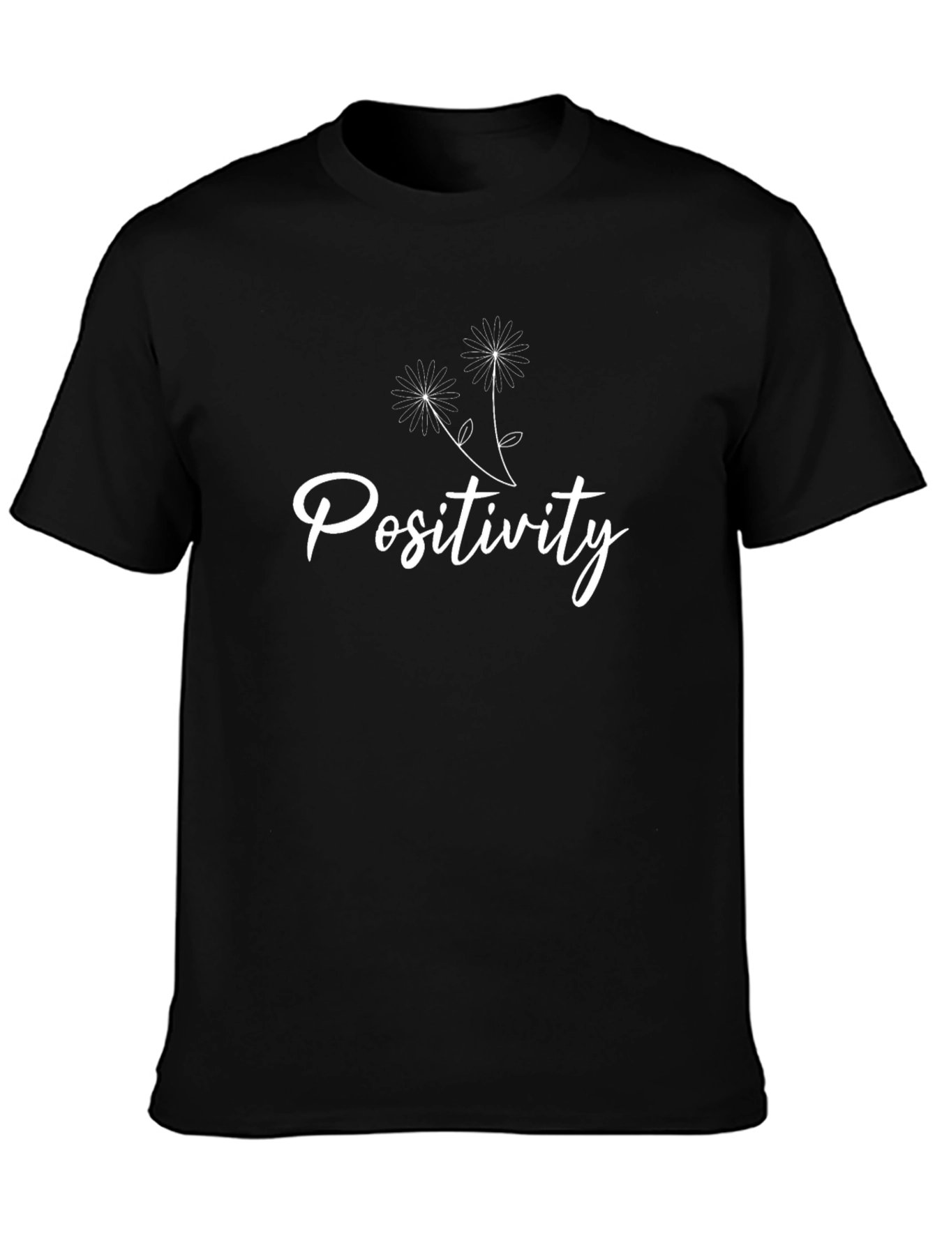 Positivity Black T-Shirt