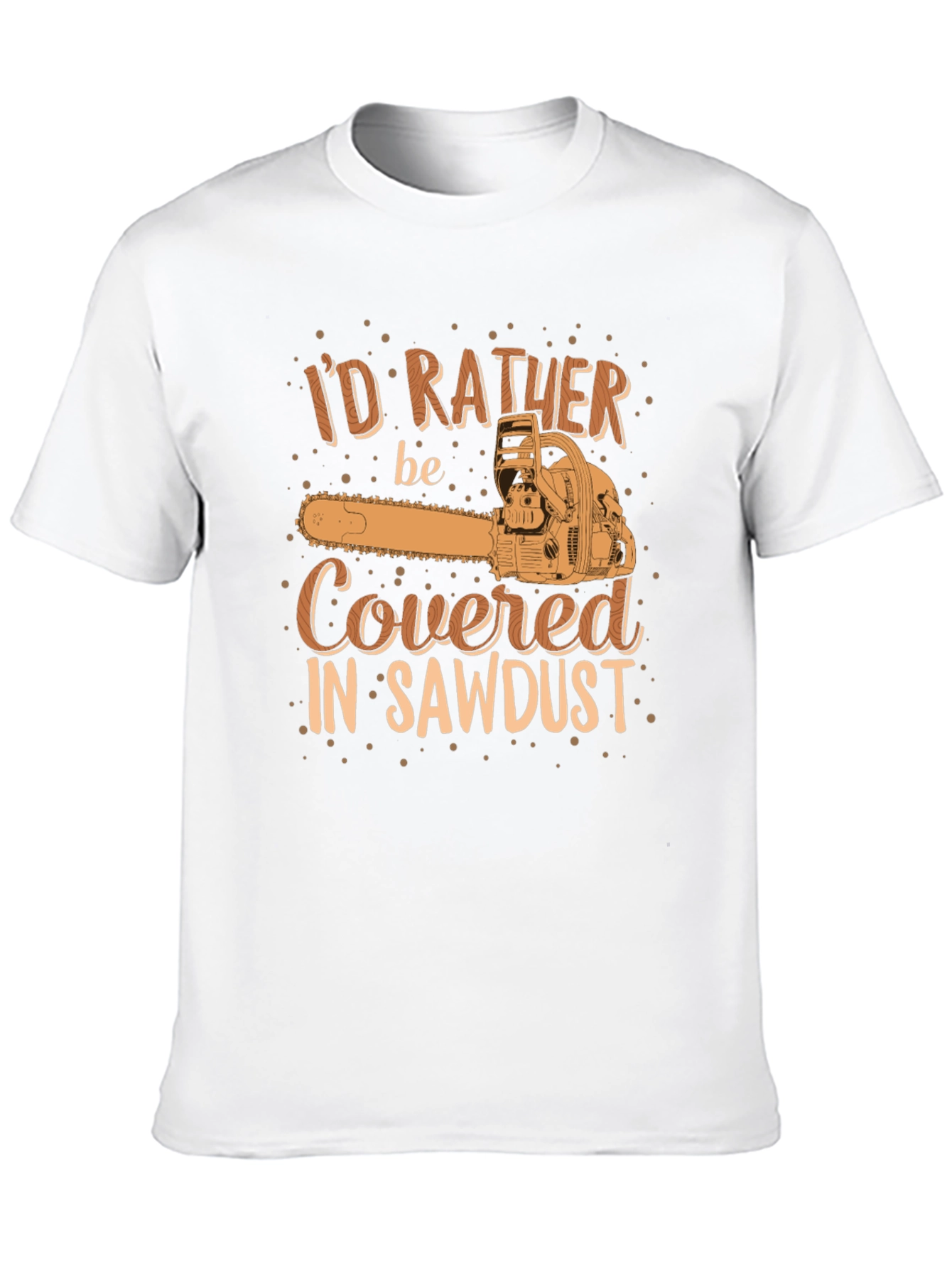 Sawdust Graphic Tee - Black Cotton Comfort