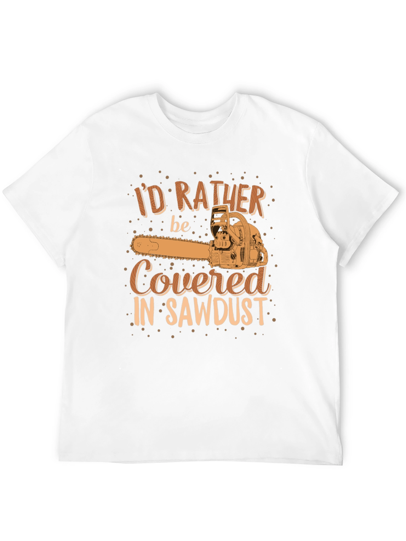 Sawdust Graphic Tee - Black Cotton Comfort