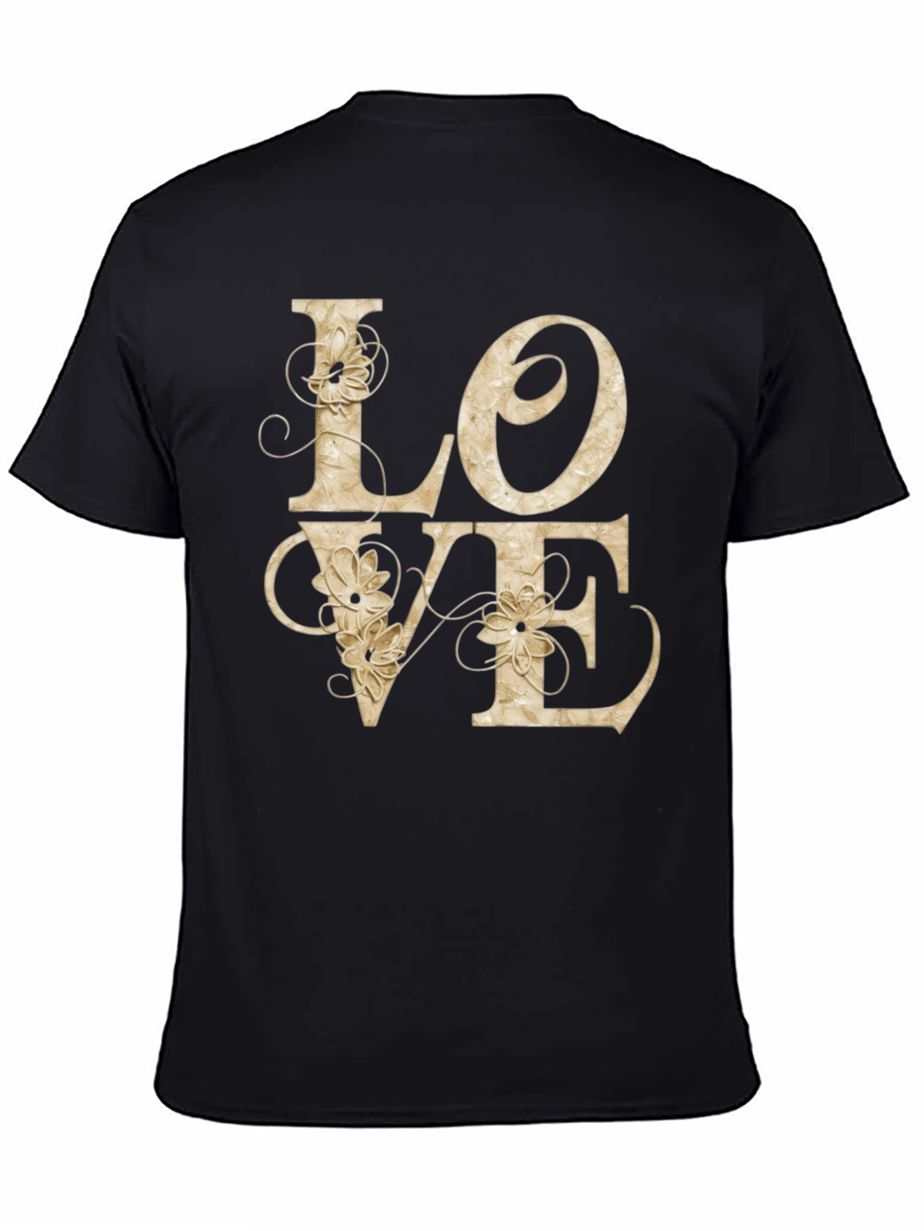 LOVE Floral Graphic Tee - Stylish Casual Shirt