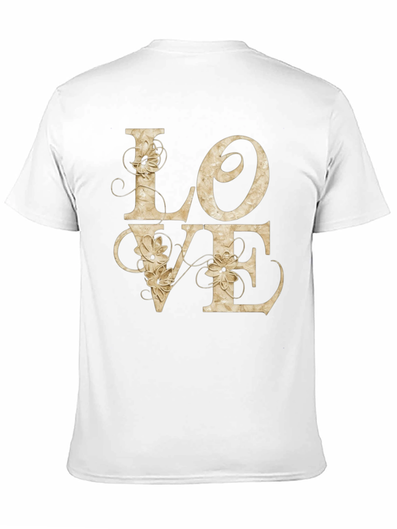 LOVE Floral Graphic Tee - Stylish Casual Shirt