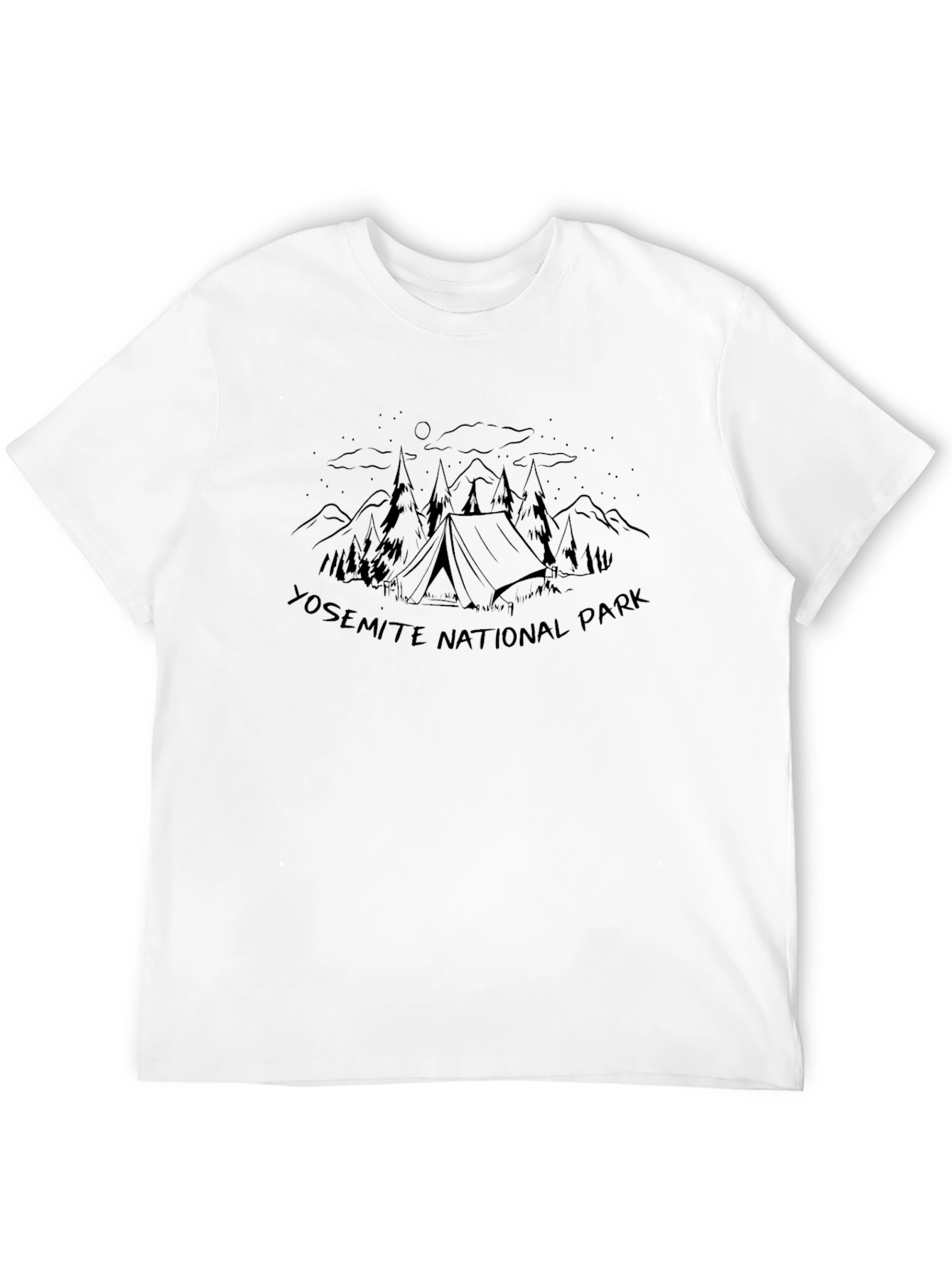 Yosemite National Park Camping T-Shirt