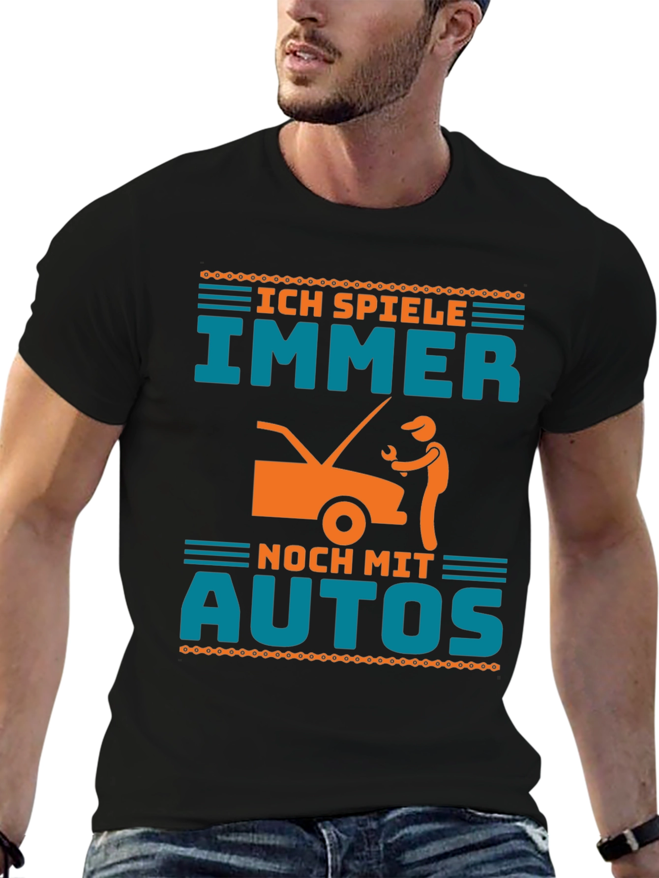 Ich Spiele Immer Noch Mit Autos Funny Mechanic T-Shirt