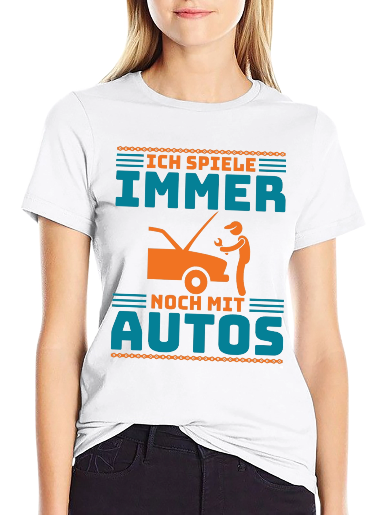 Ich Spiele Immer Noch Mit Autos Funny Mechanic T-Shirt