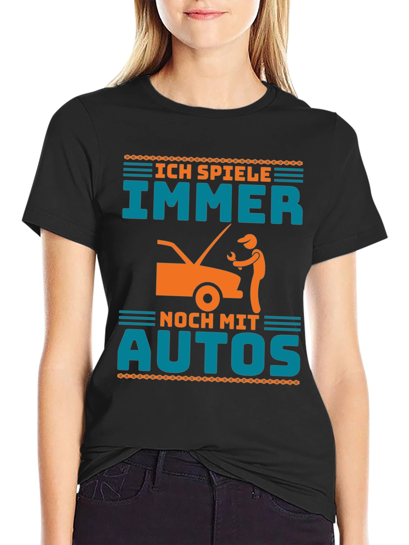 Ich Spiele Immer Noch Mit Autos Funny Mechanic T-Shirt