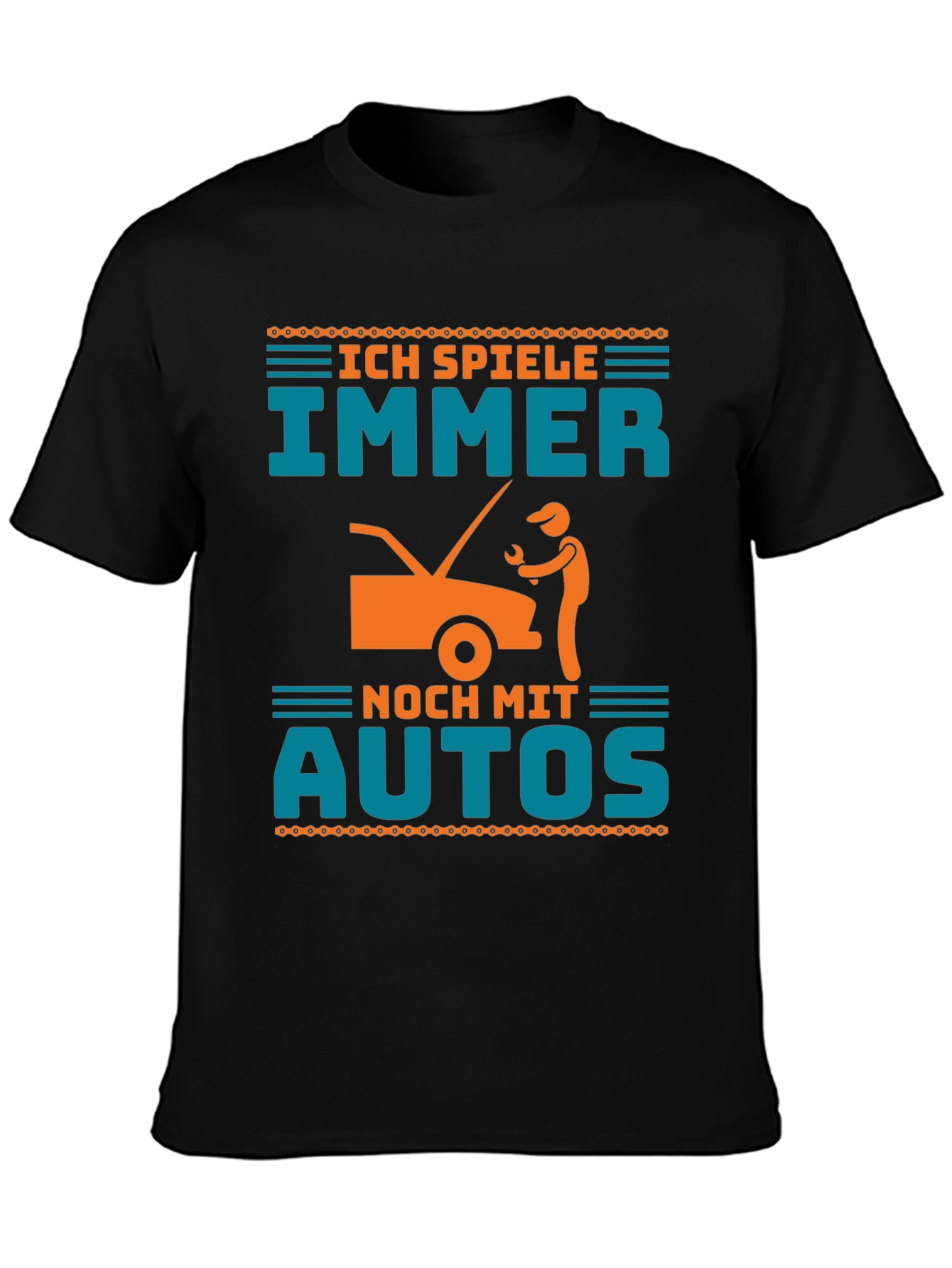 Ich Spiele Immer Noch Mit Autos Funny Mechanic T-Shirt