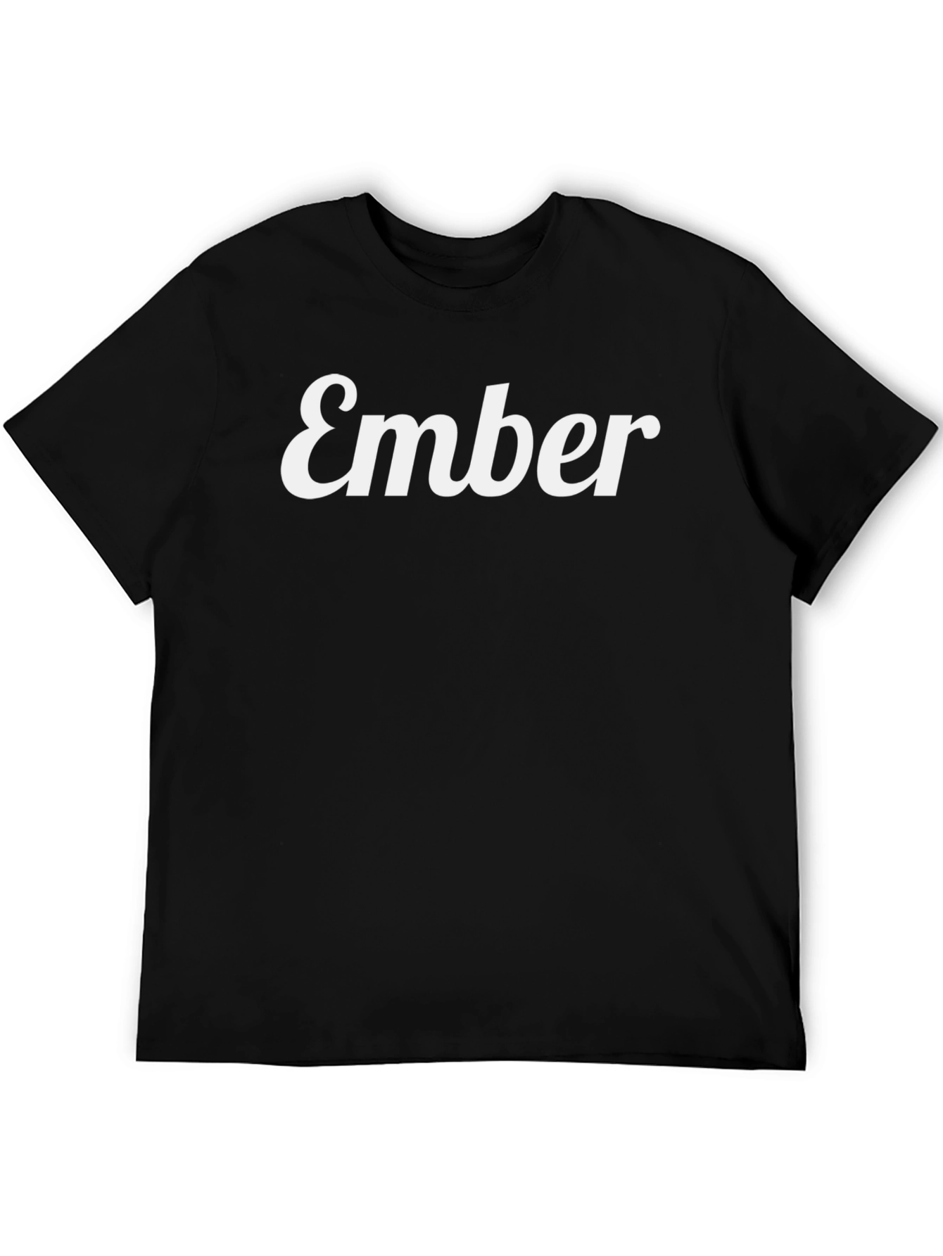 Ember Graphic Tee - Trendy Black Cotton T-Shirt