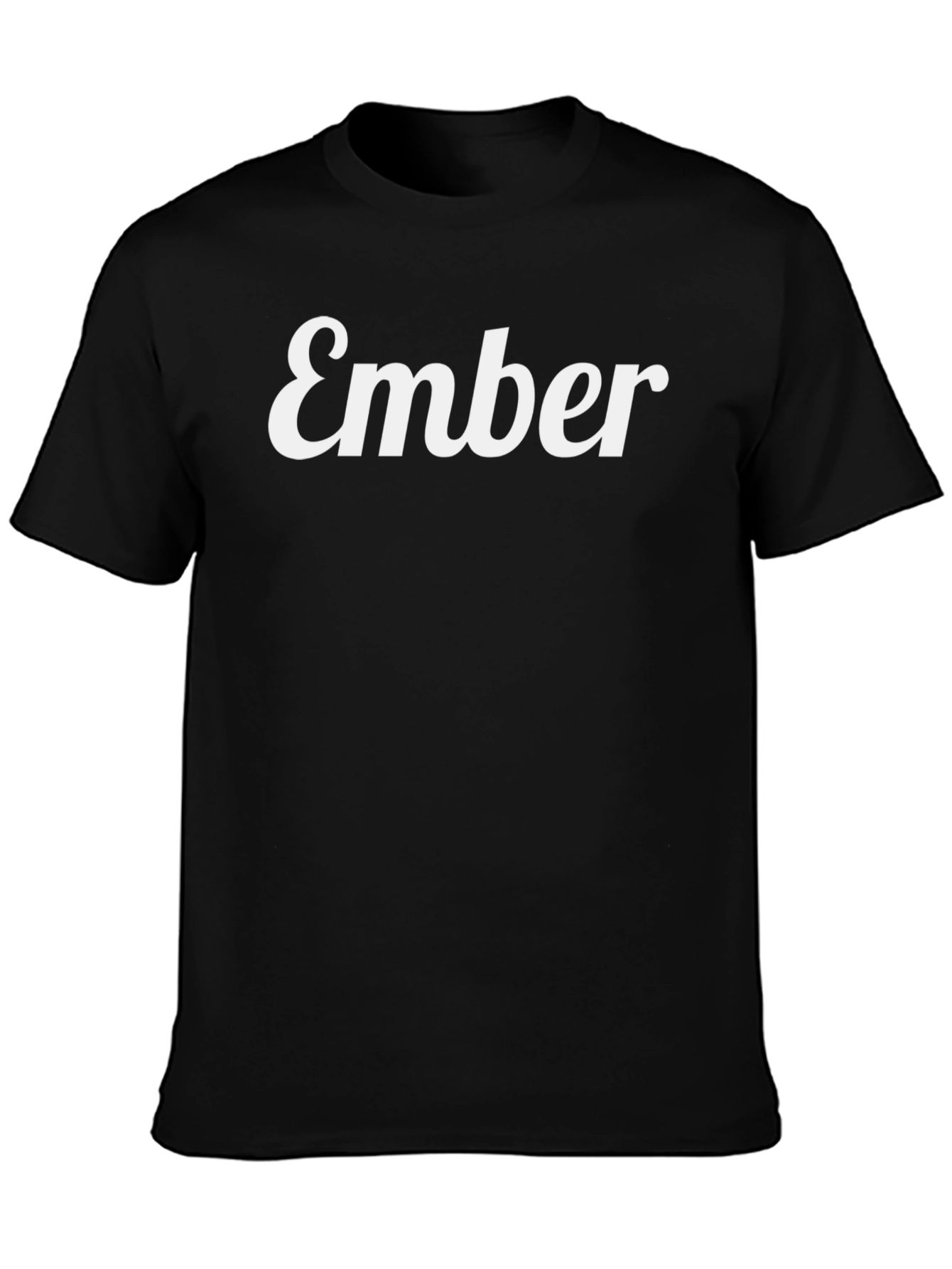 Ember Graphic Tee - Trendy Black Cotton T-Shirt