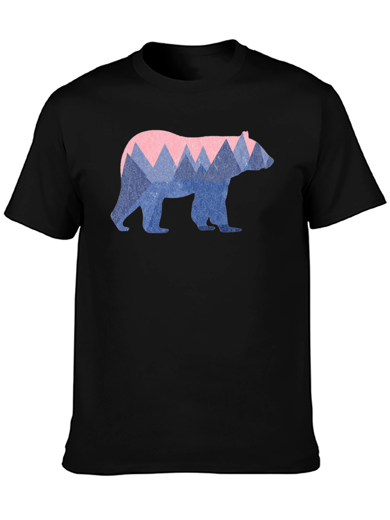 Mountain Bear Graphic Tee - Nature Inspired Style