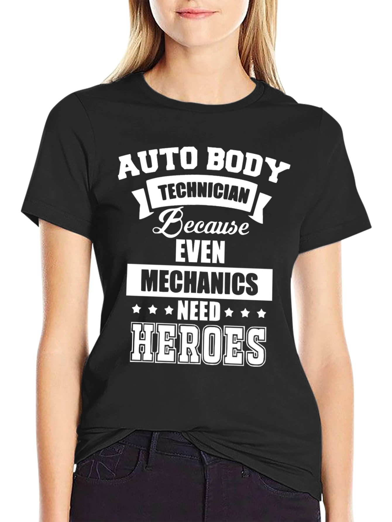 Auto Body Technician T-Shirt: Because Even Mechanics Need Heroes