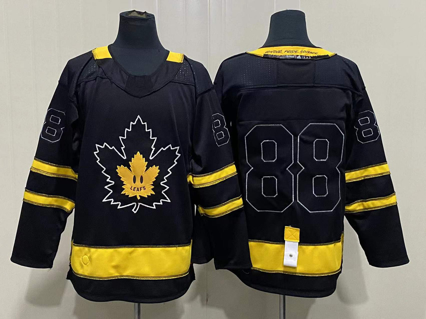 Men's Toronto Maple Leafs William Nylander #88 Black Player Game Jerseys