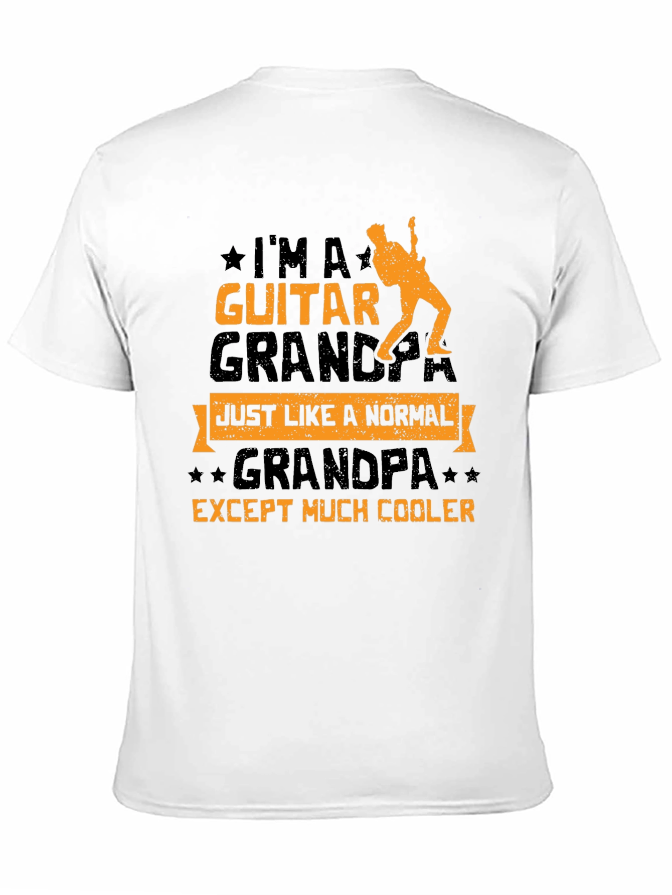Guitar Grandpa T-Shirt - Musician Grandpa Cool Tee