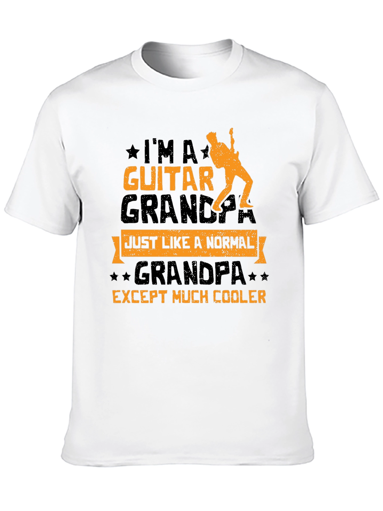 Guitar Grandpa T-Shirt - Musician Grandpa Cool Tee