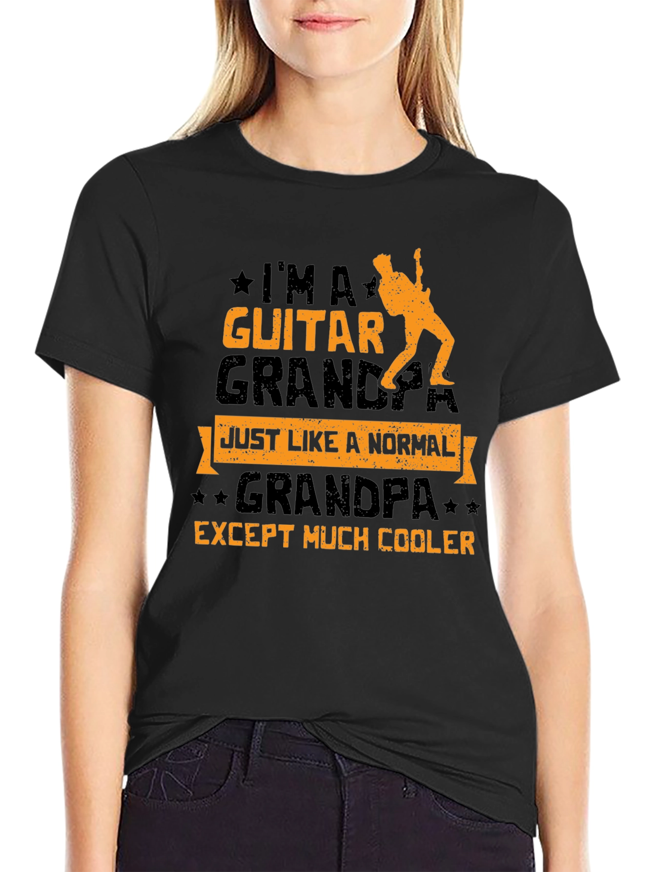 Guitar Grandpa T-Shirt - Musician Grandpa Cool Tee