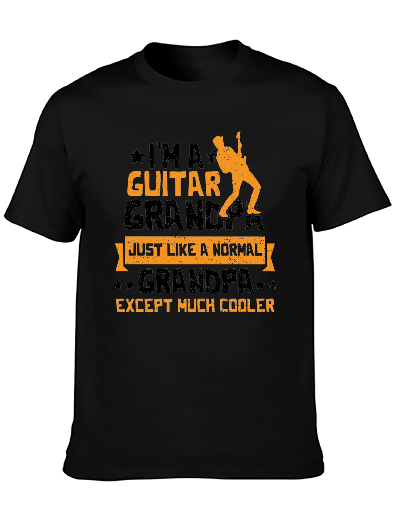 Guitar Grandpa T-Shirt - Musician Grandpa Cool Tee