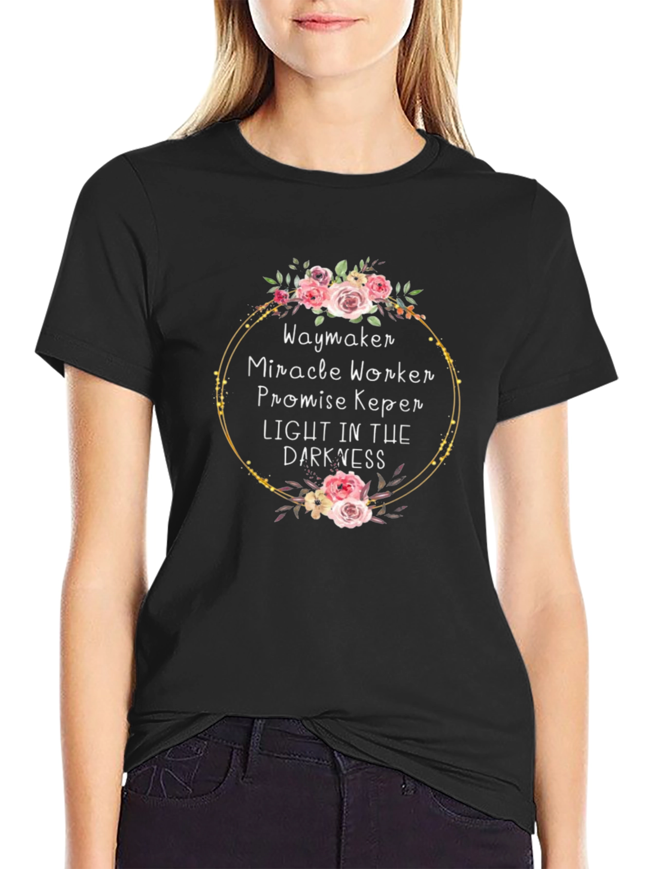 Waymaker Christian Floral T-Shirt
