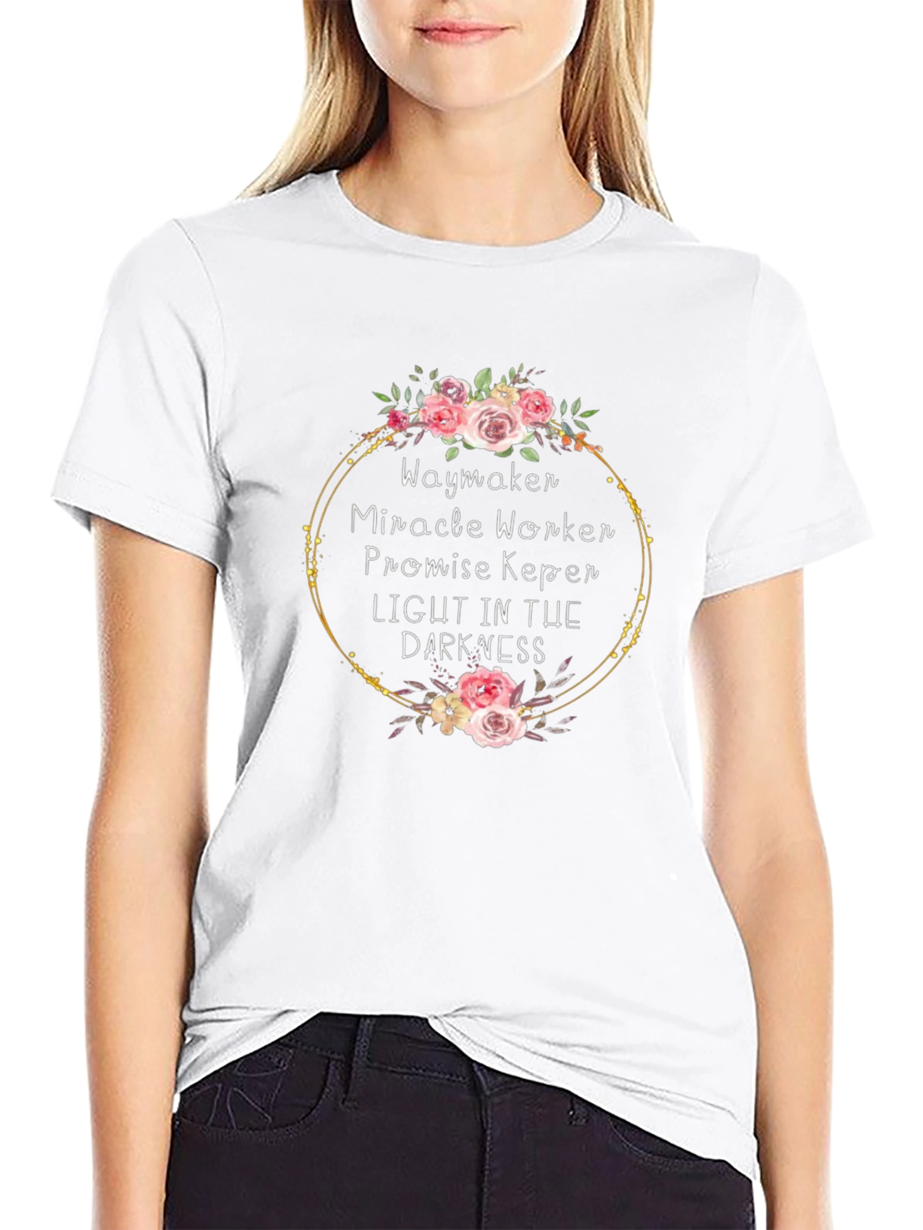 Waymaker Christian Floral T-Shirt