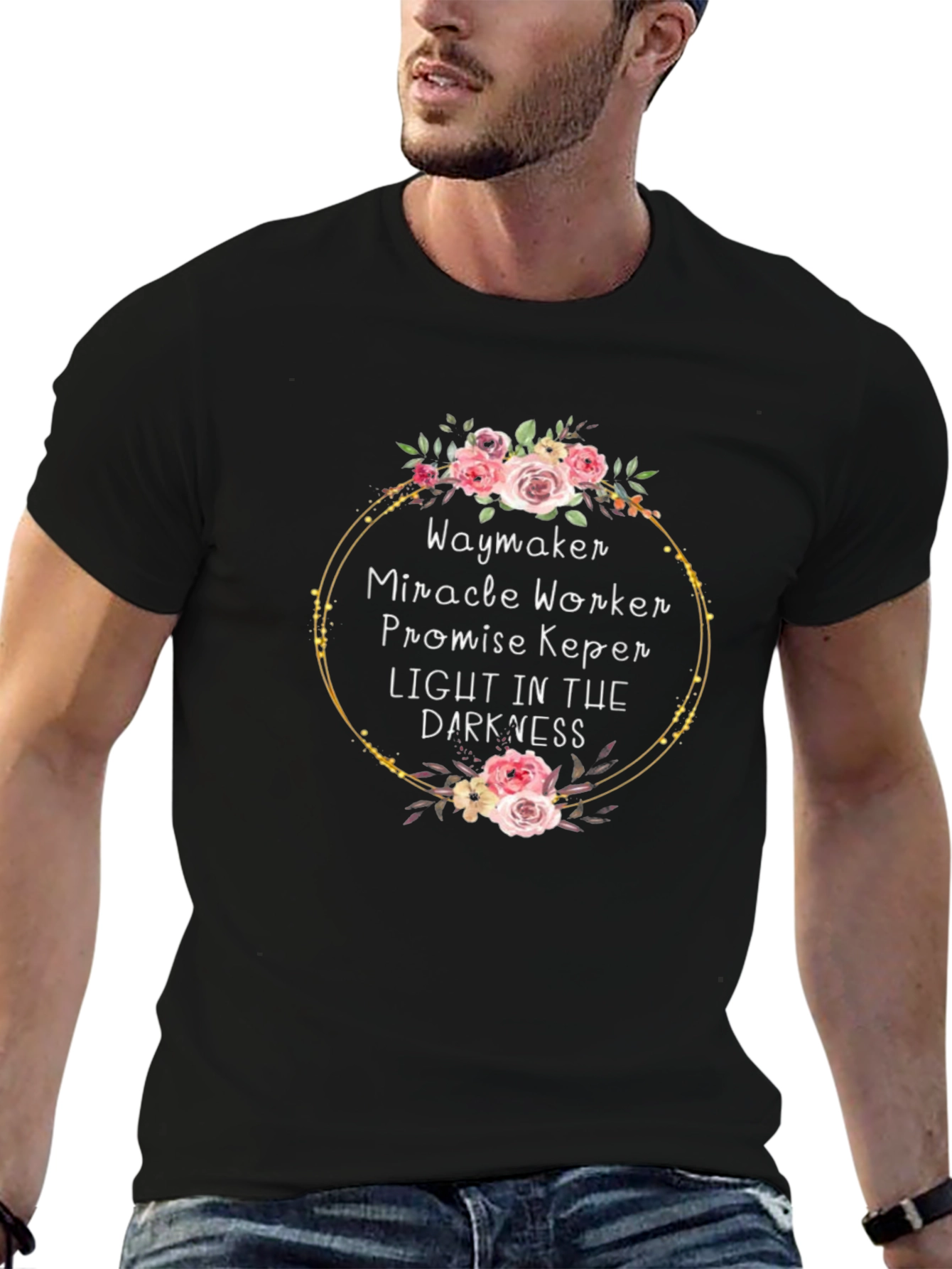 Waymaker Christian Floral T-Shirt
