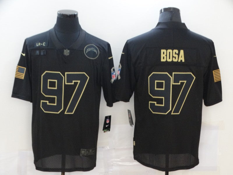 Men's Los Angeles Chargers Joey Bosa #97 Black Game Jerseys