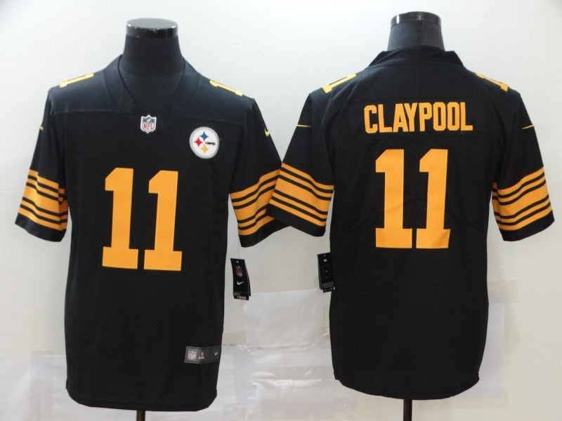 Men's Pittsburgh Steelers Chase Claypool #11 Black Alternate Legend Jerseys