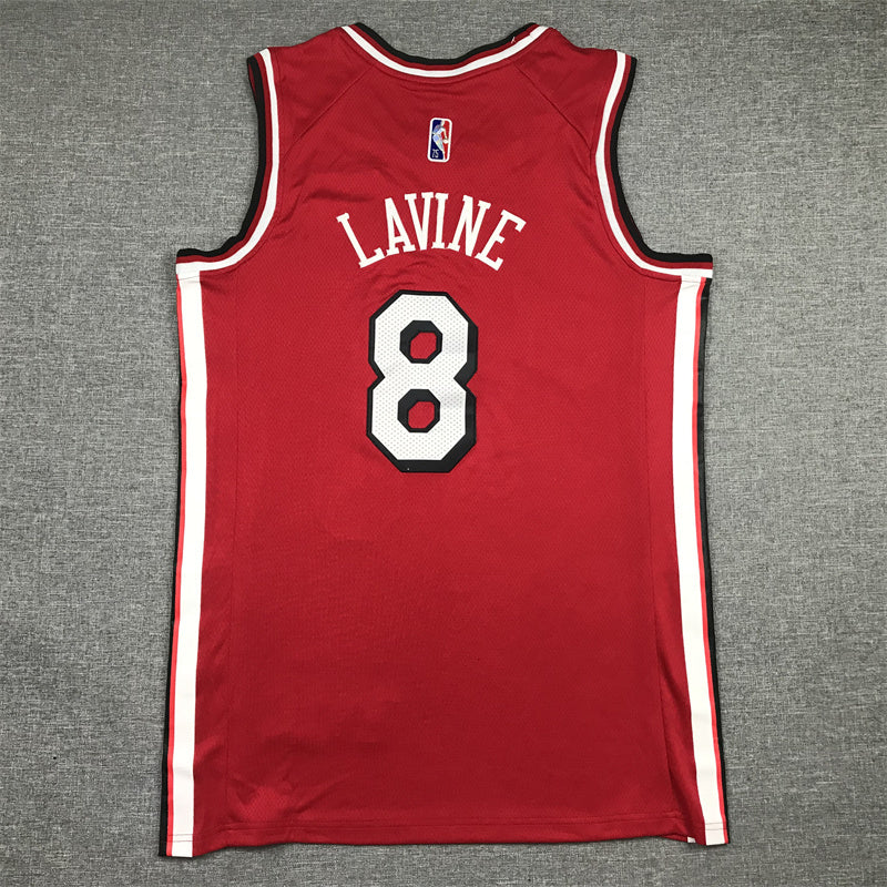 Men's Chicago Bulls Zach LaVine #8 Red 2021/22 Swingman Jerseys